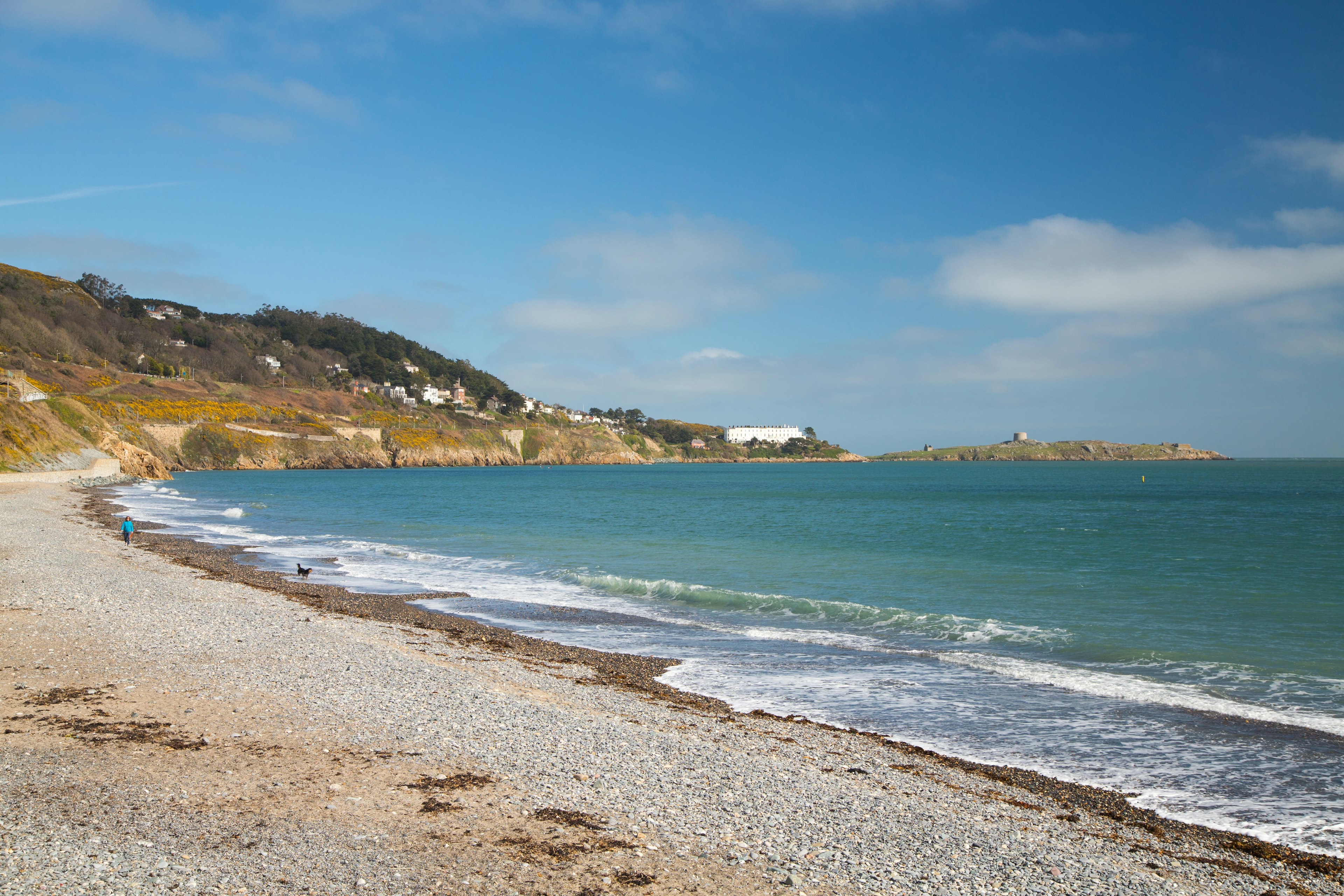 Killiney Beach in Dublin Bay, Ireland