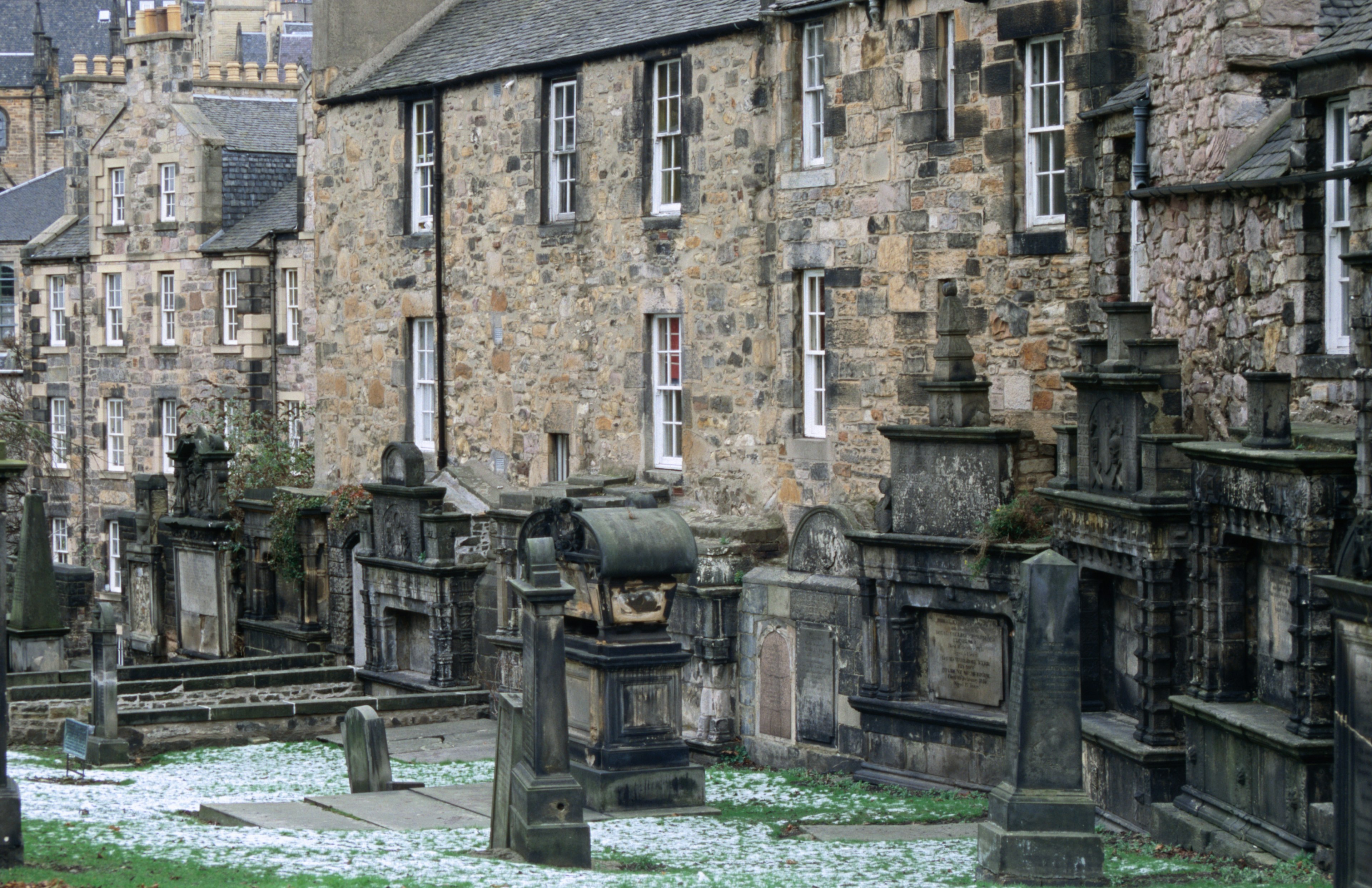 Gravestones in Greyfriars Kirkyard