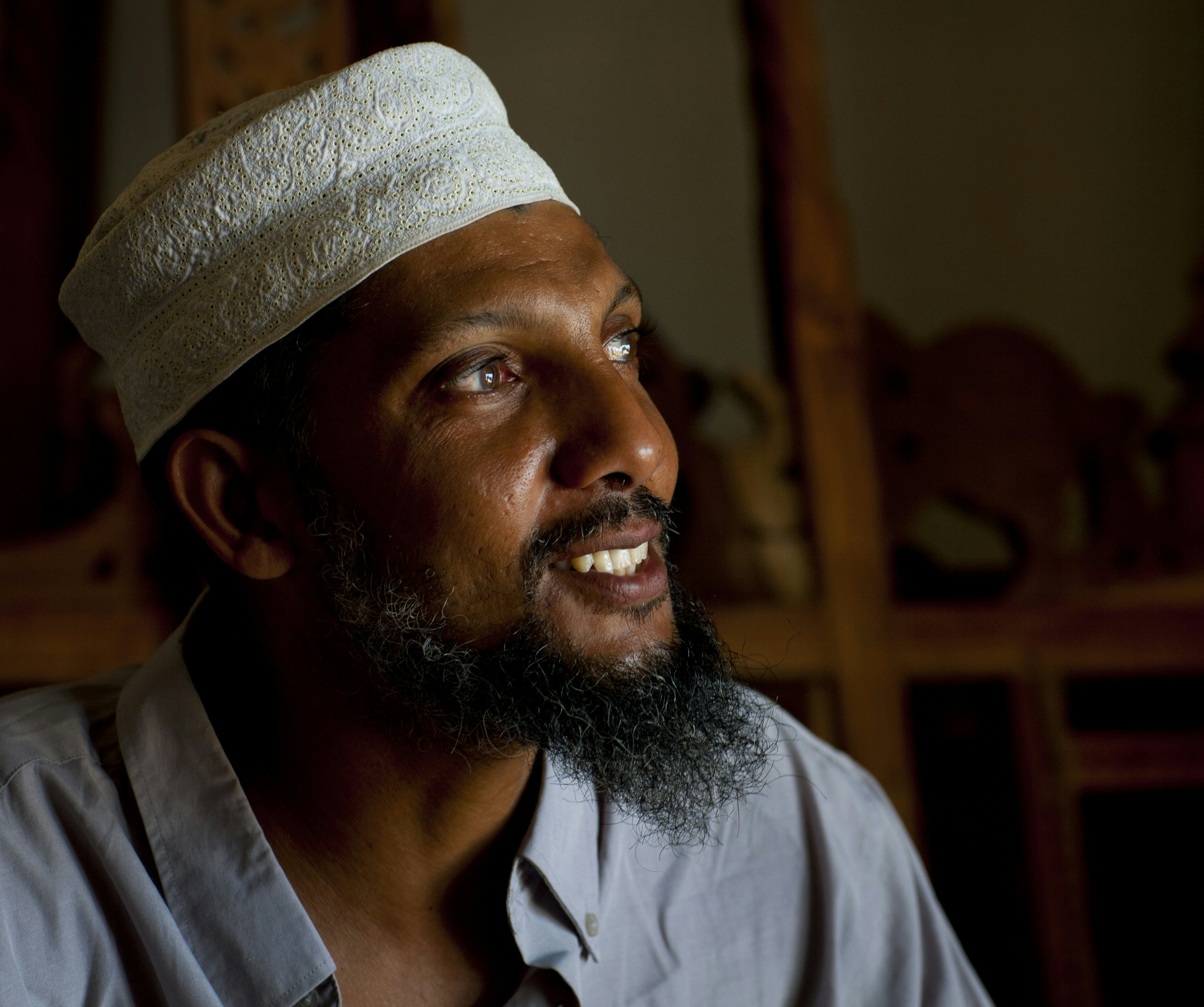 Portrait of a bearded man