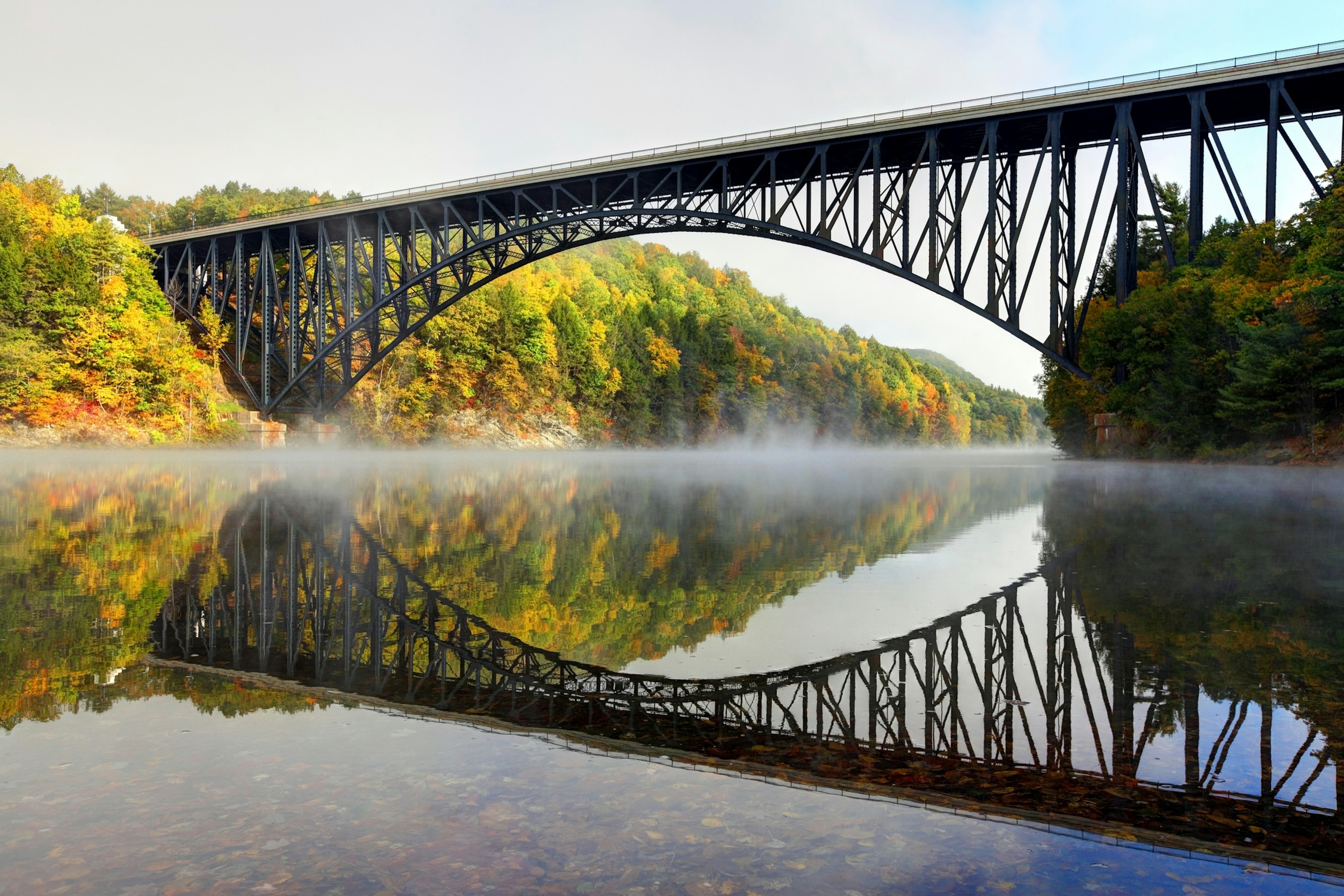 The French King Bridge is a three-span