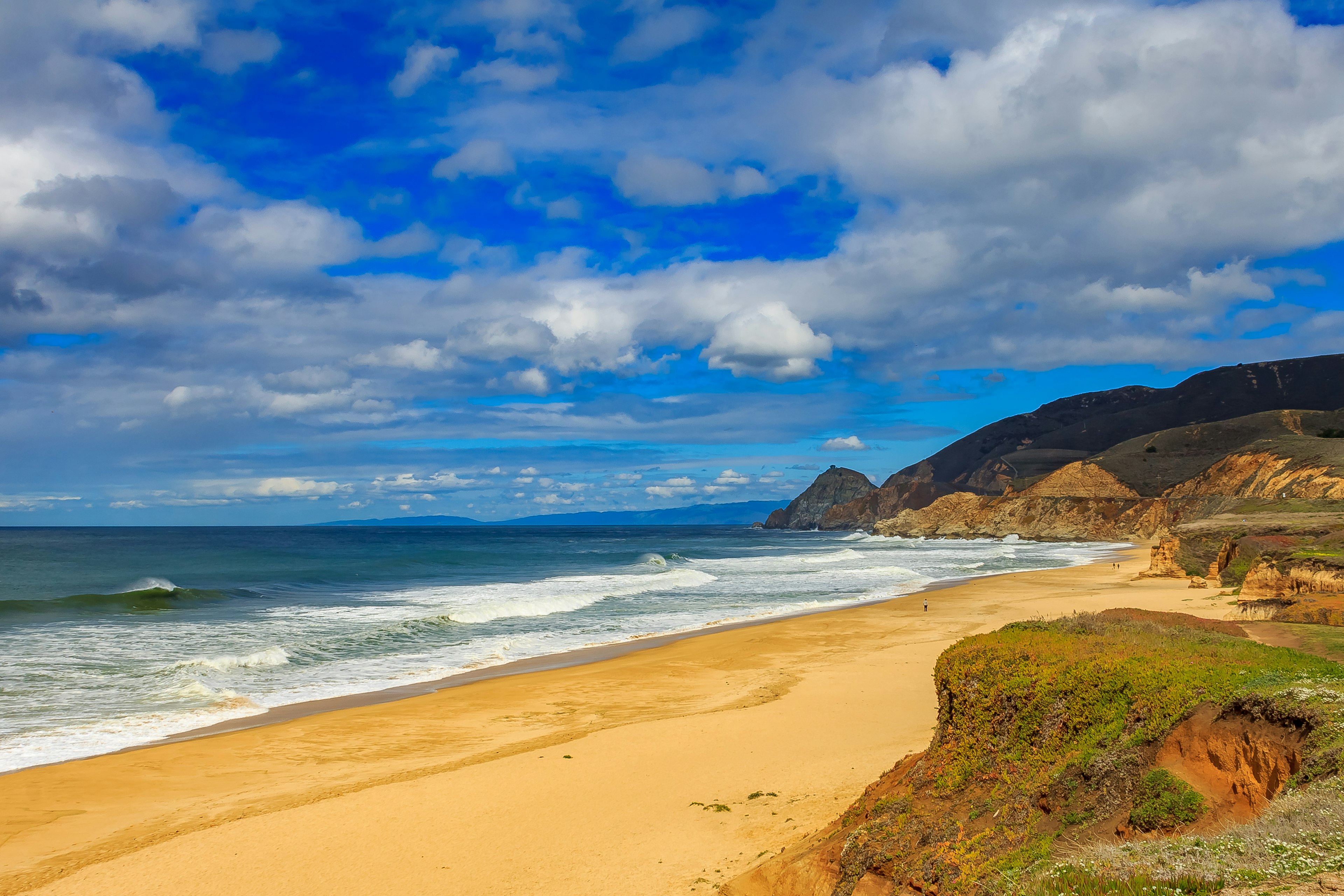 Rugged Northern California beach