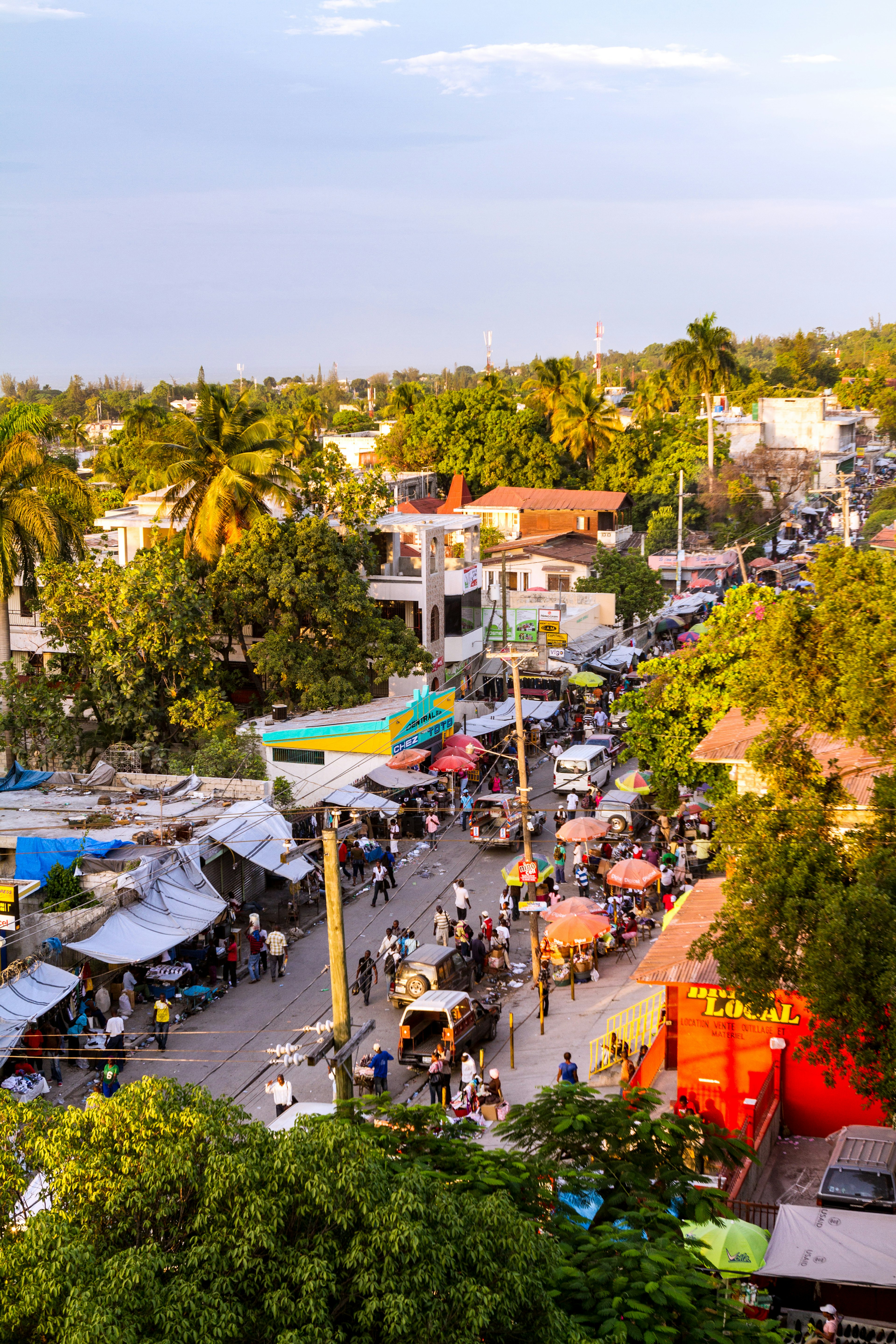 Street Vendors in Petionville