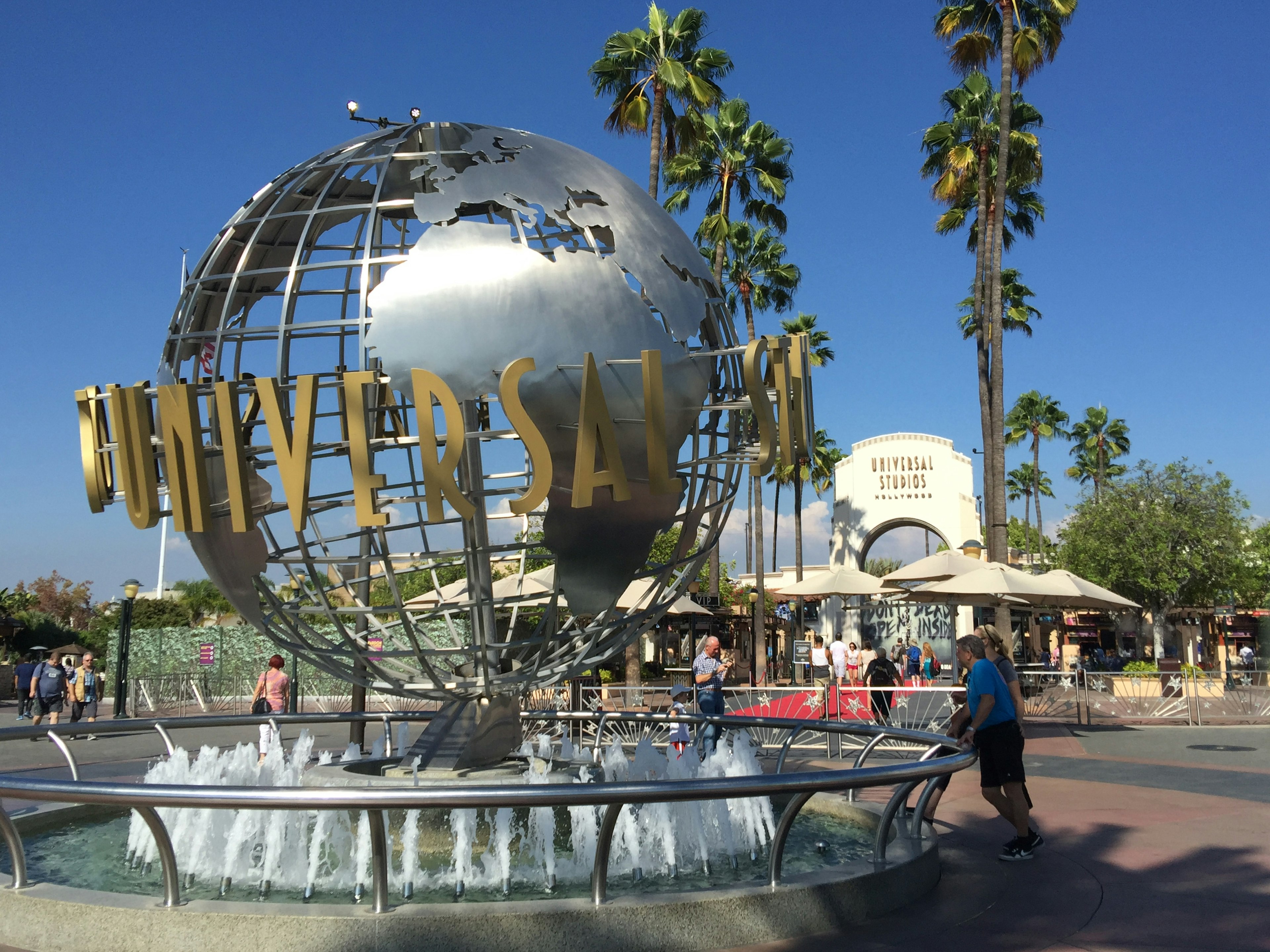 Outside Universal Studios entrance