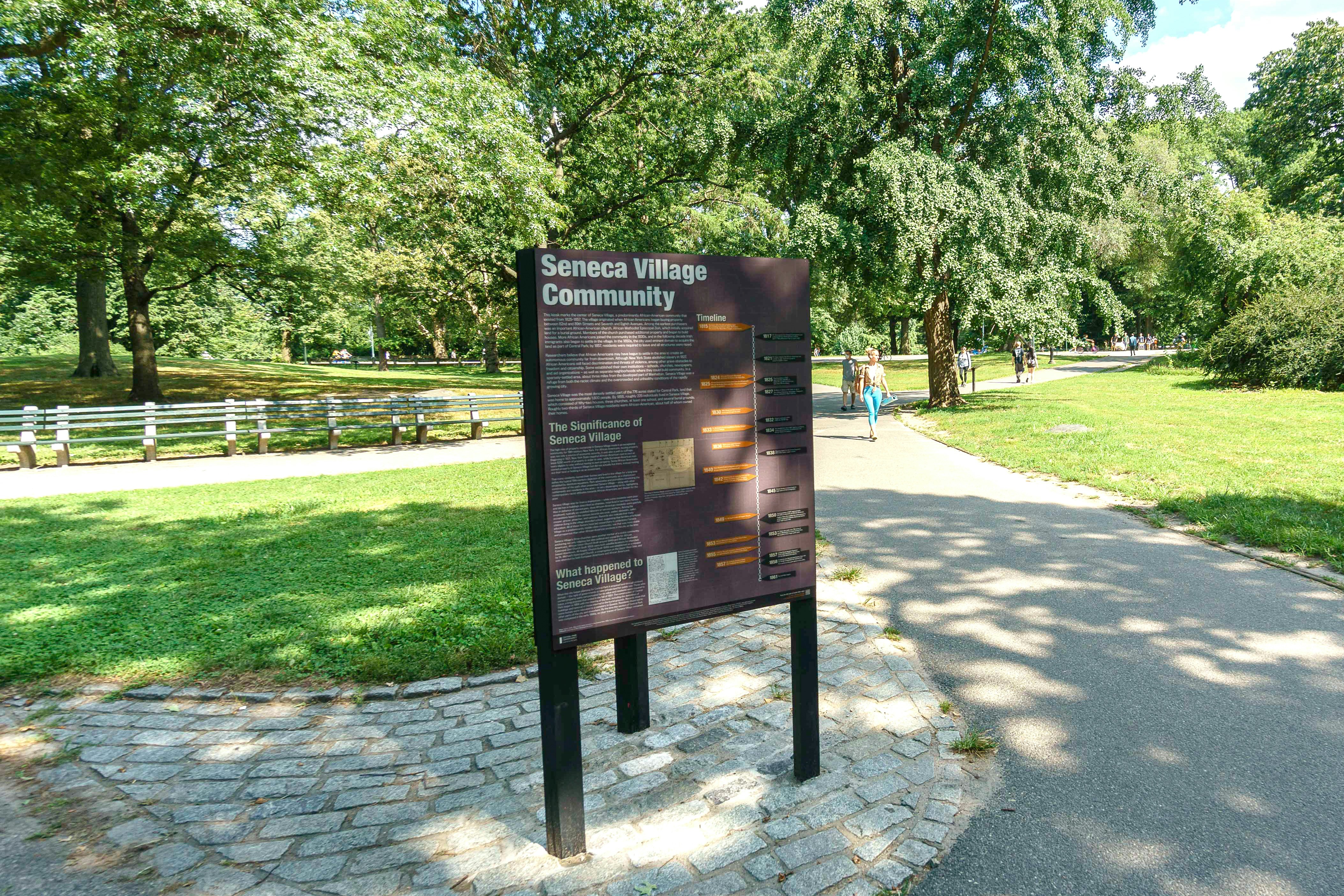 Seneca Village, Central Park.