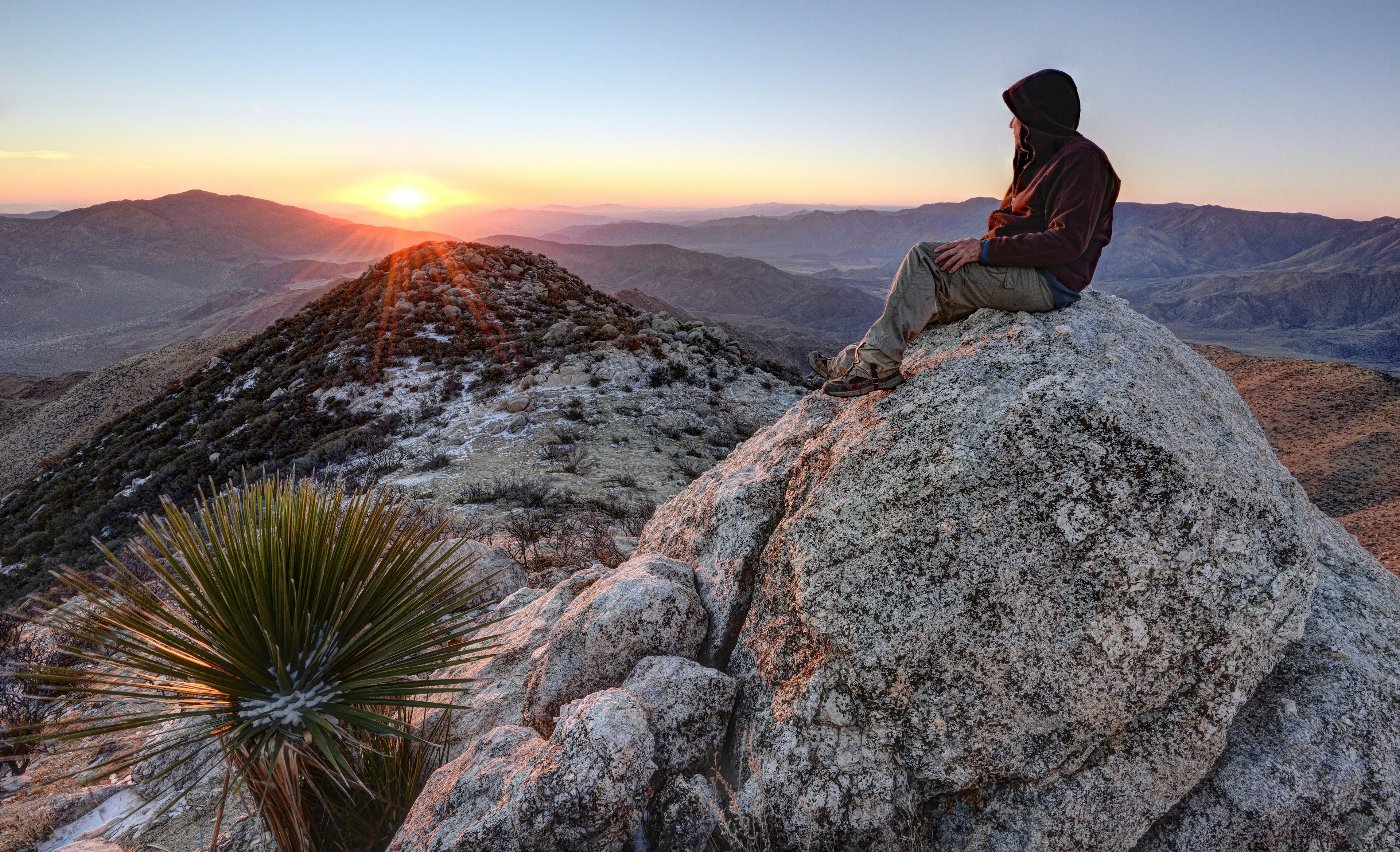 Sunrise From the Summit of Granite Mountain