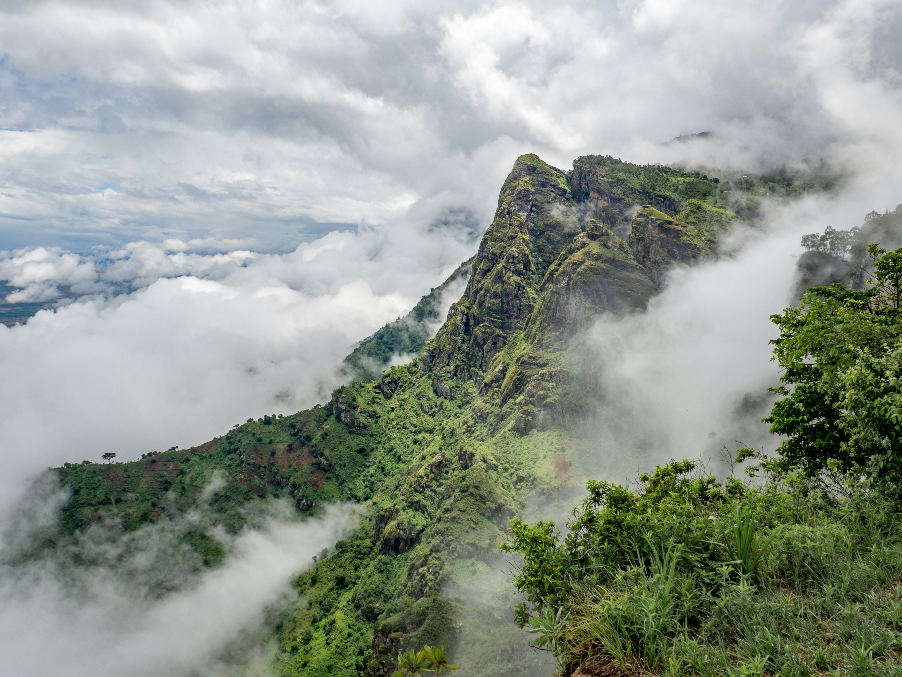 The Usambara Mountains from the Irente Viewpoint near Lushoto