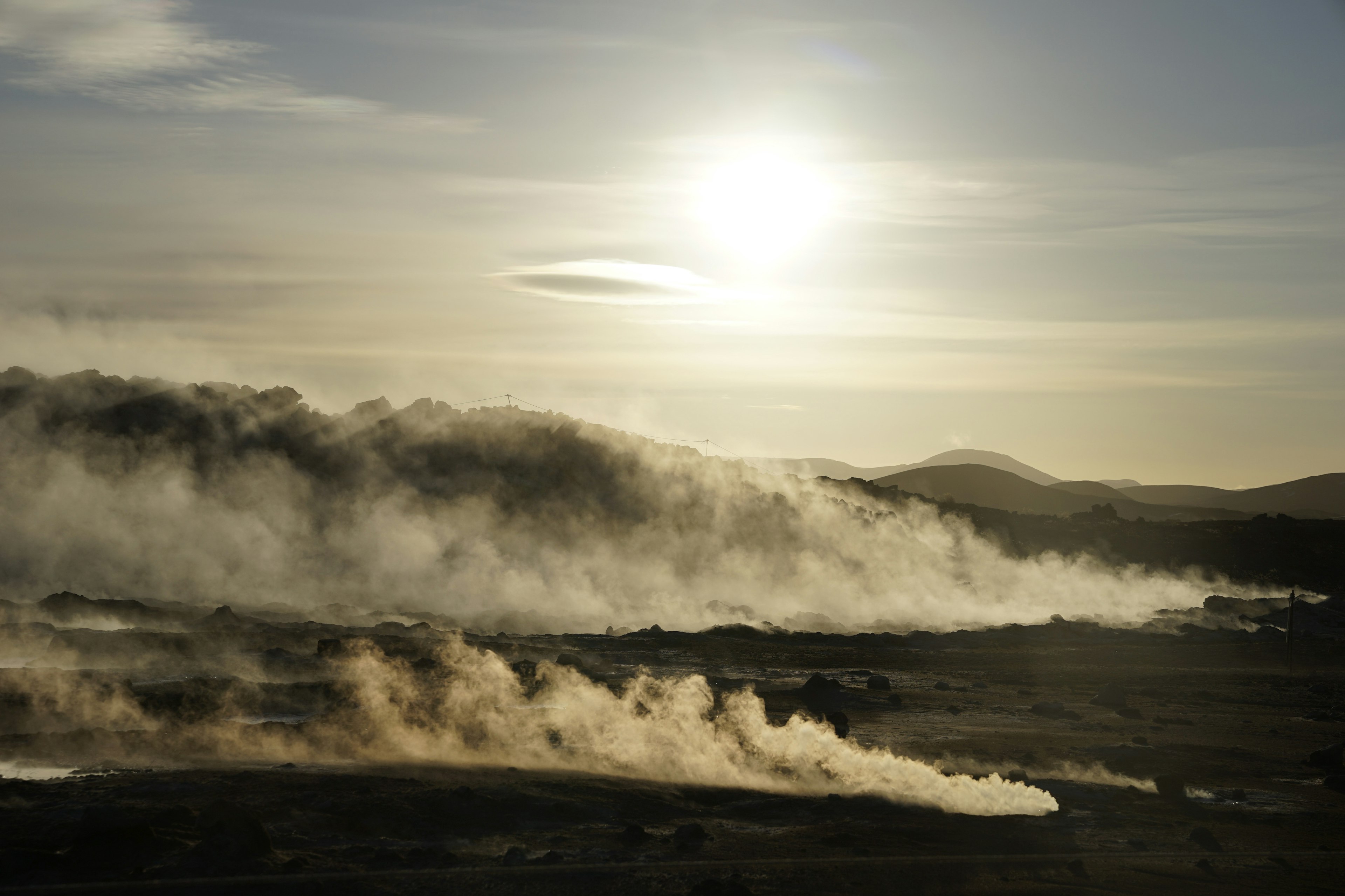 An empty hotsprings in Iceland