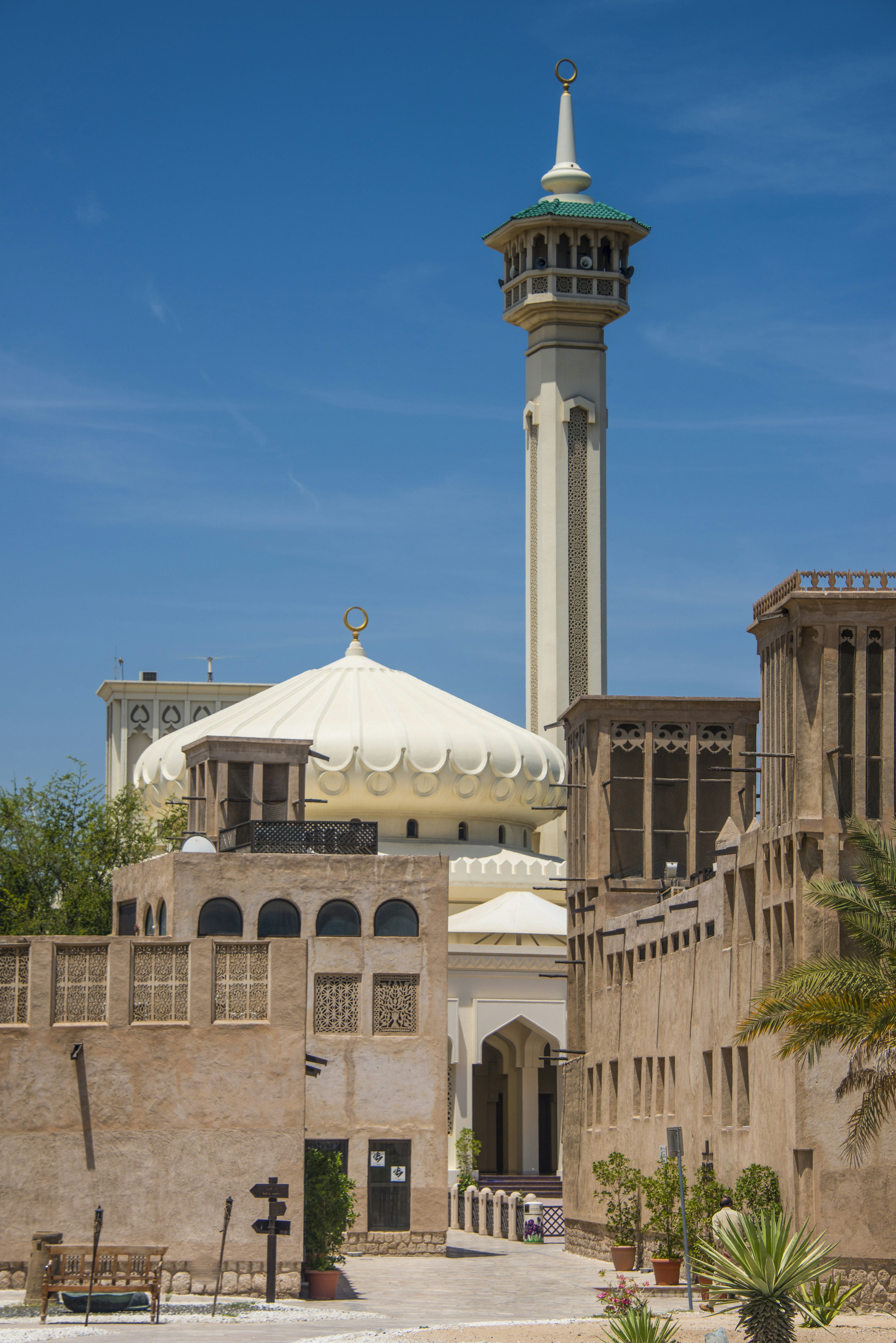 Al Fahidi Historic District in Bur Dubai, United Arab Emirates