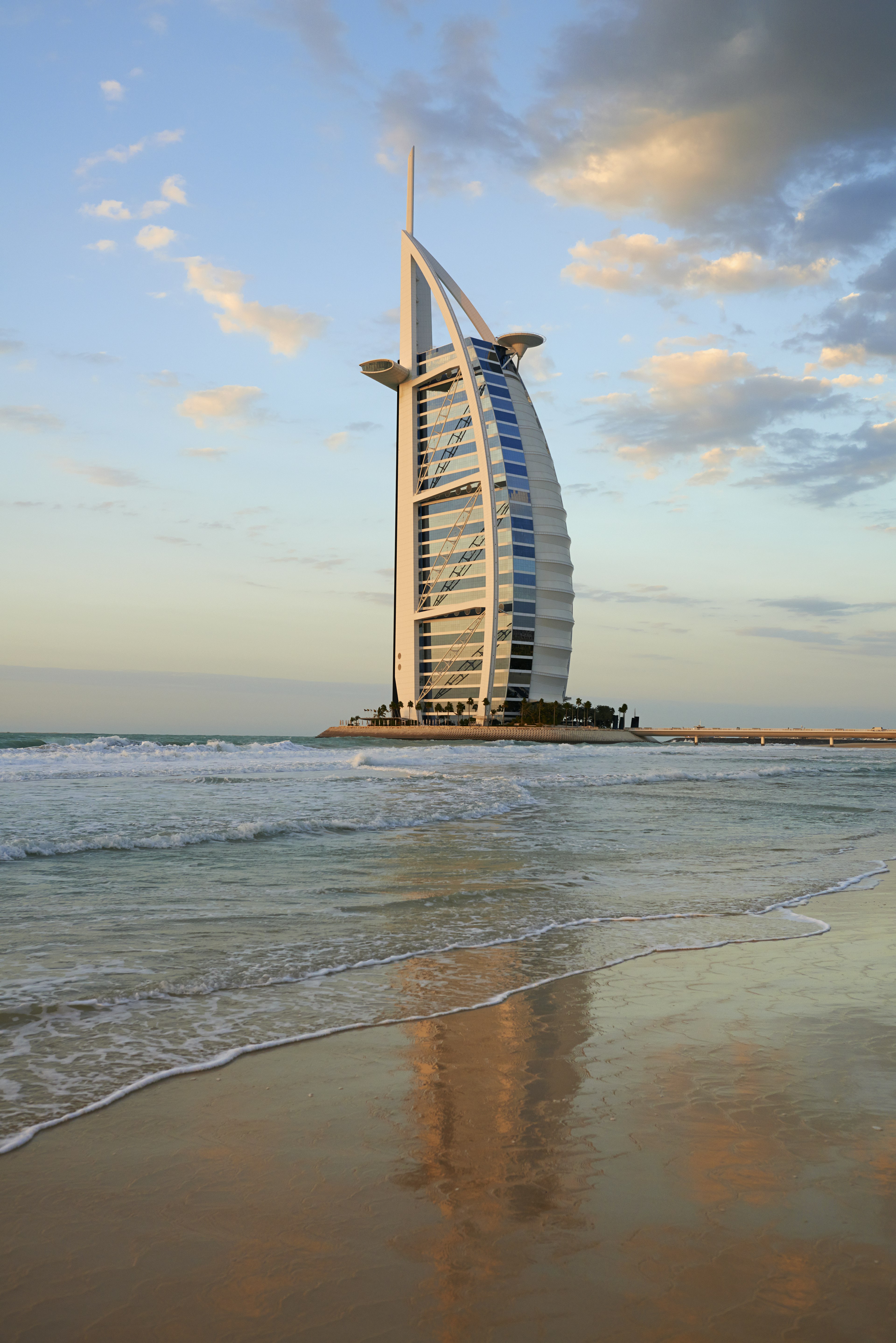 View of Burj Al Arab hotel, Dubai, United Arab Emirates