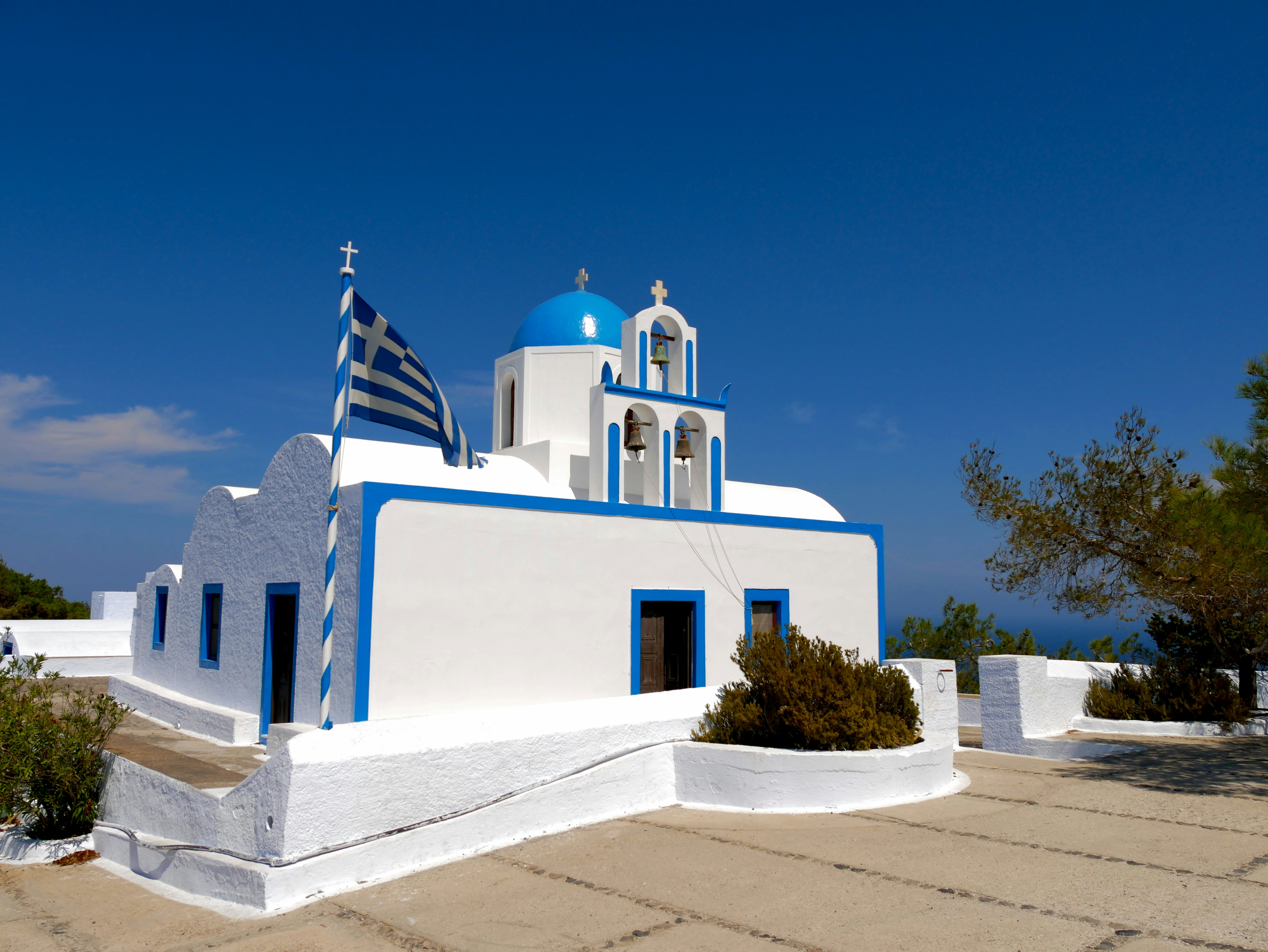 Ekklisia Profitis Ilias, Santorini, Greece