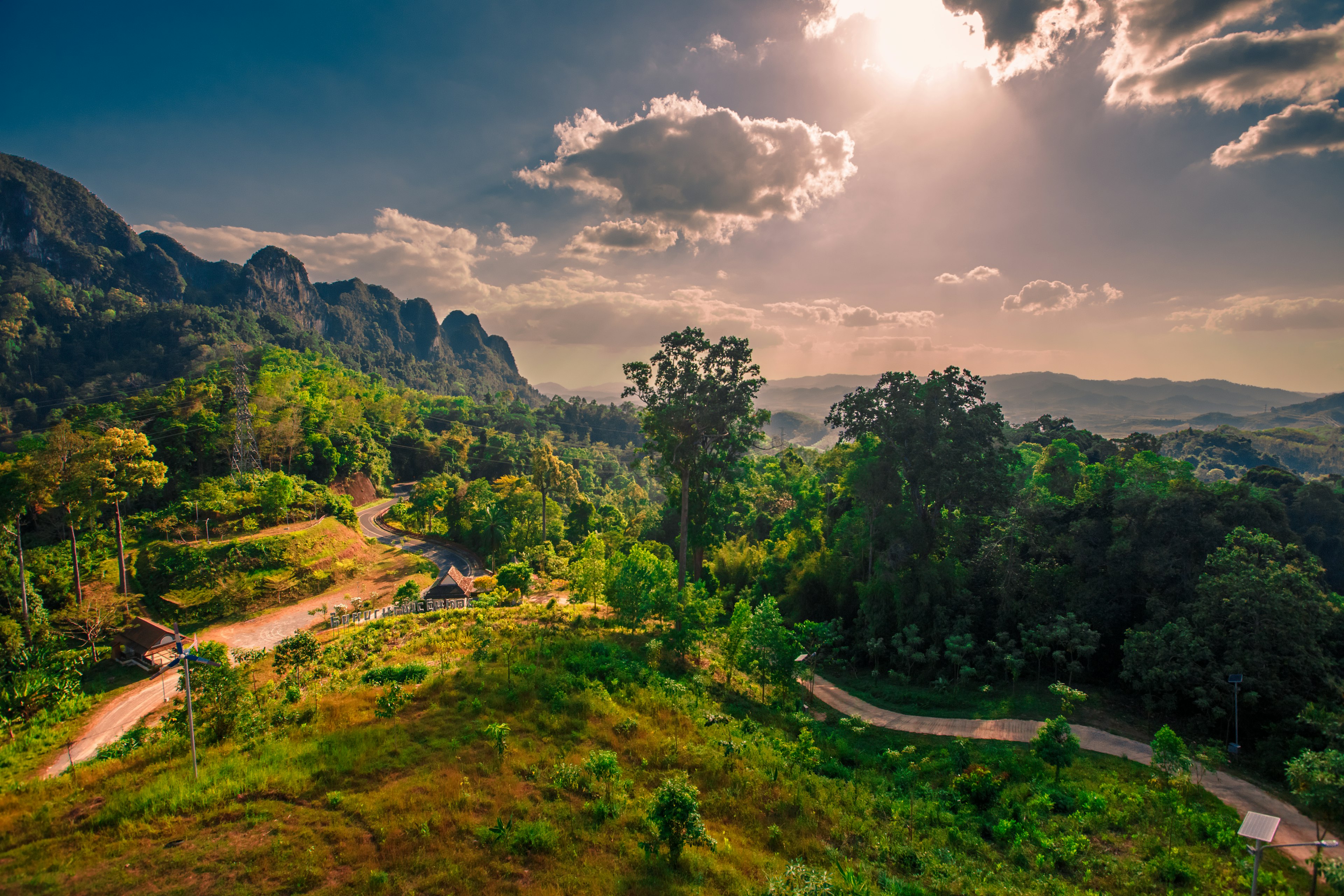 Sunrise at Um Phang Wildlife Sanctuary, Phang Nga Bay