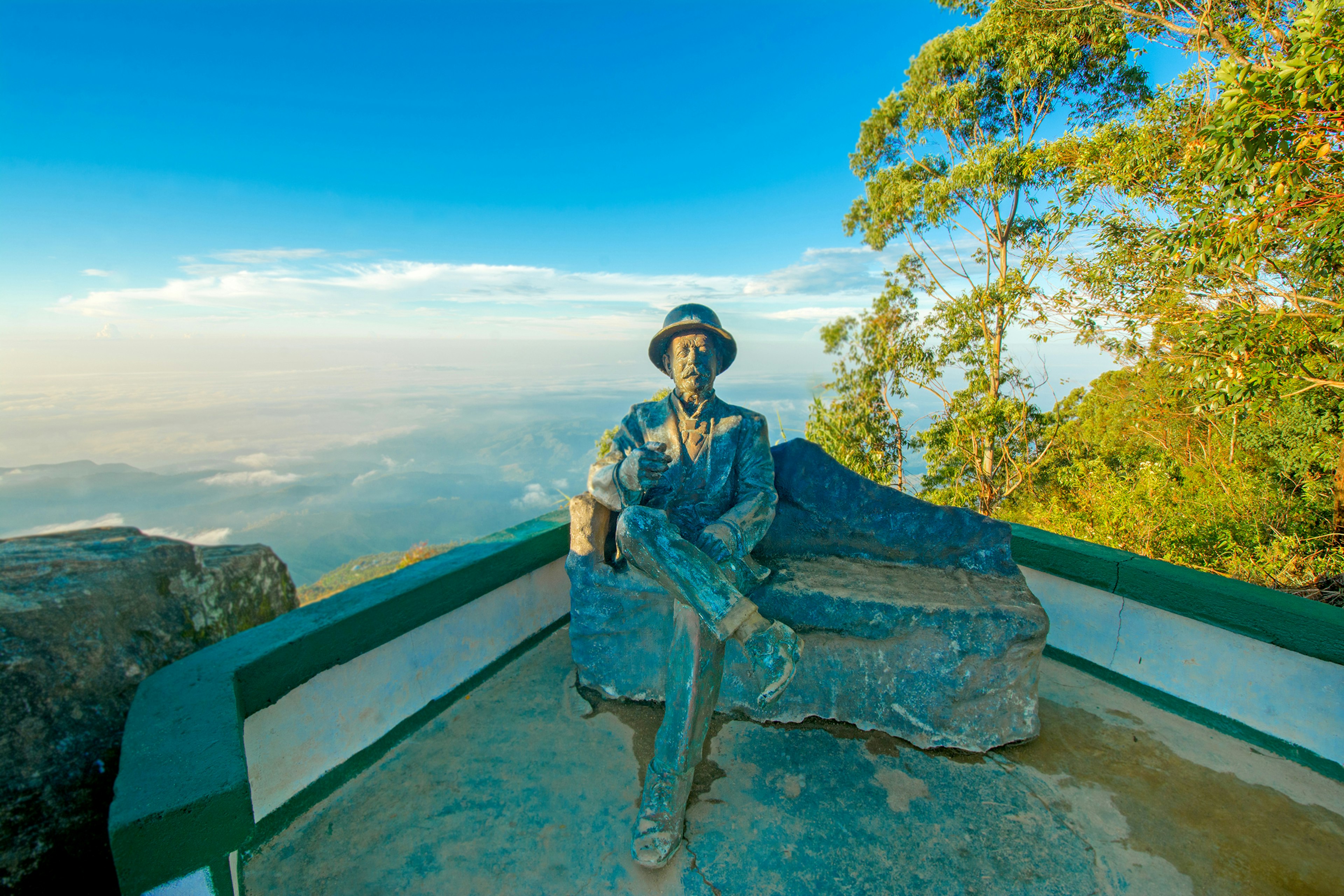 Statue of Thomas Lipton at Lipton's Seat