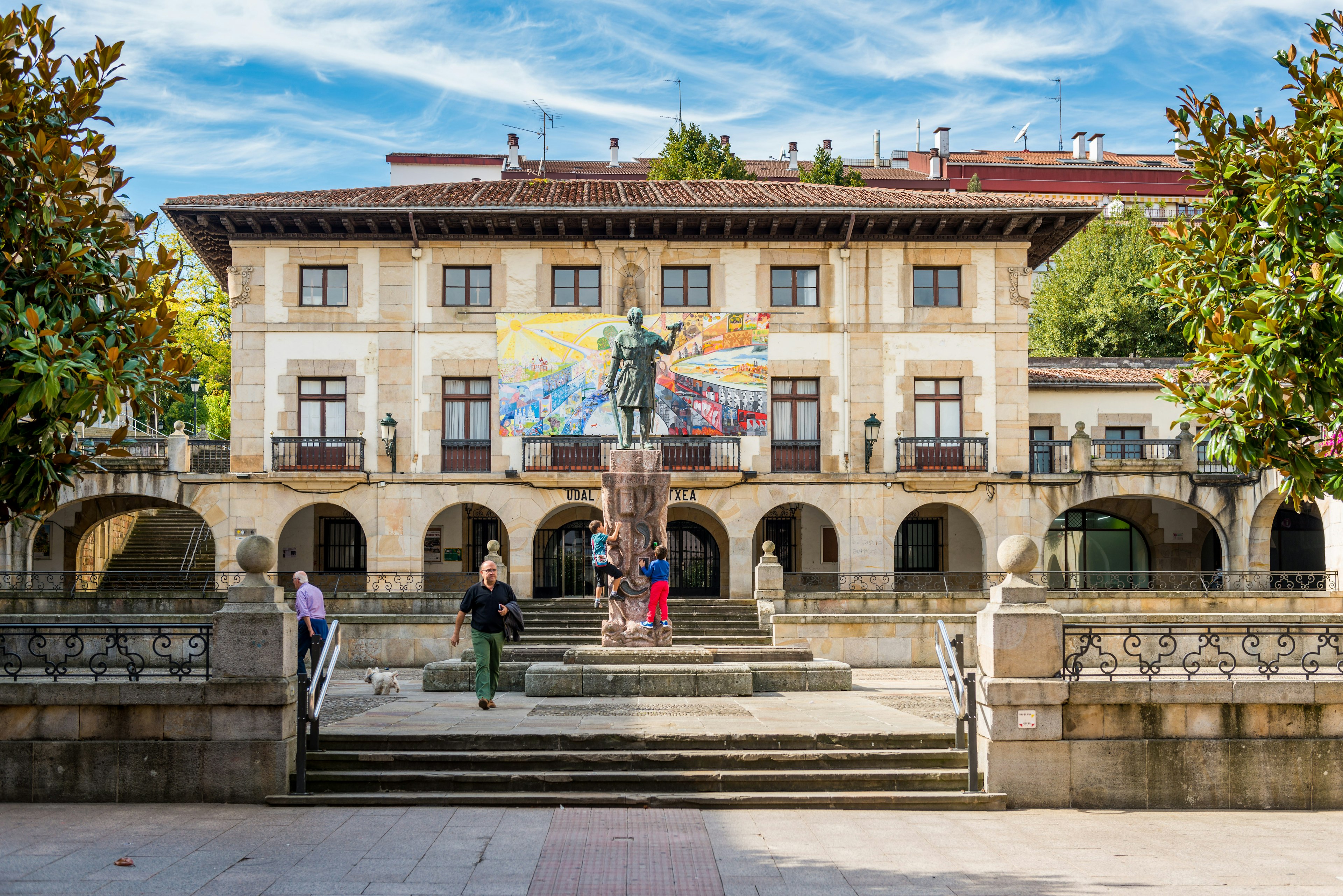 Foru Plaza in Gernika, Spain.