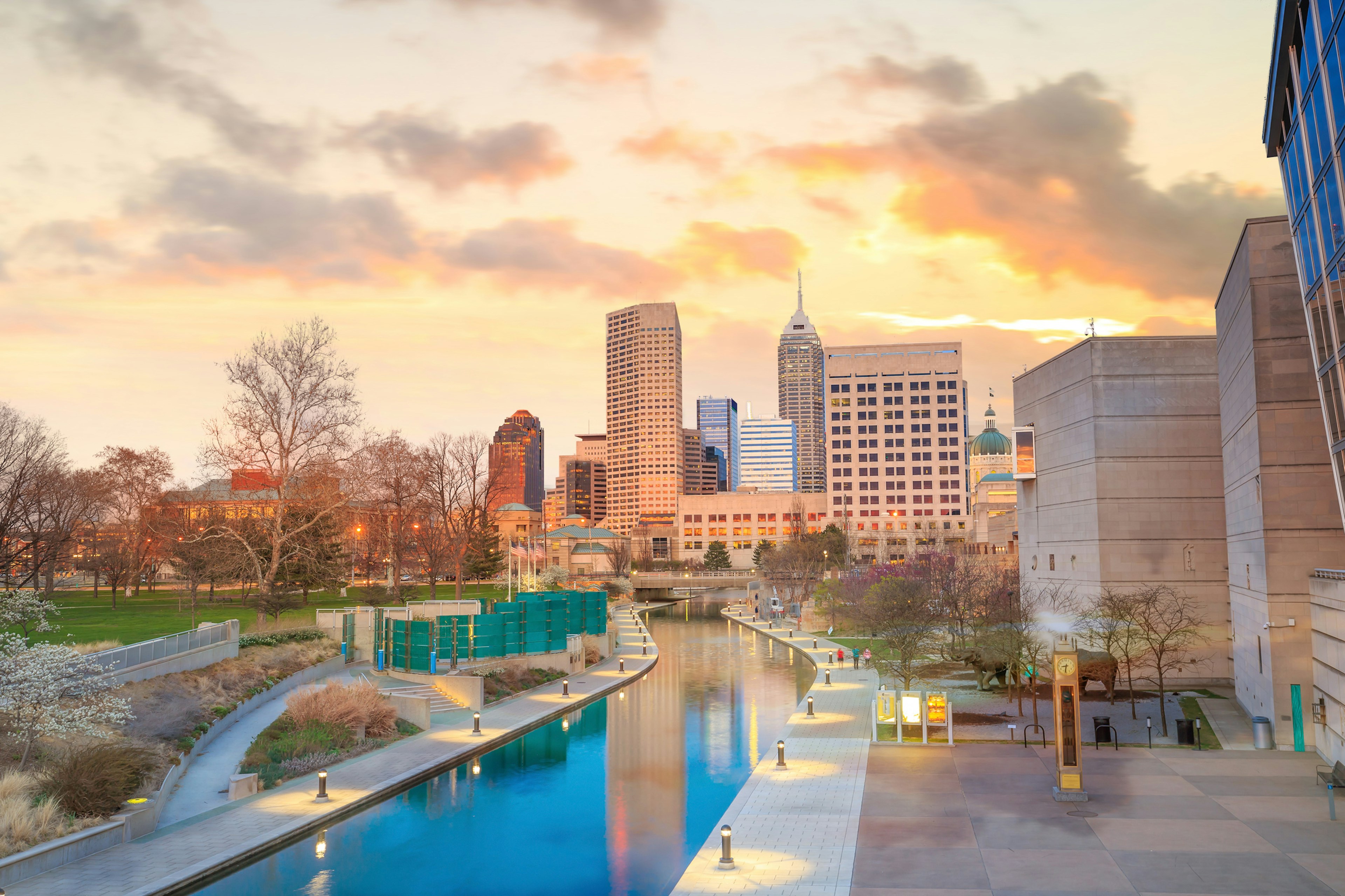 Downtown Indianapolis skyline