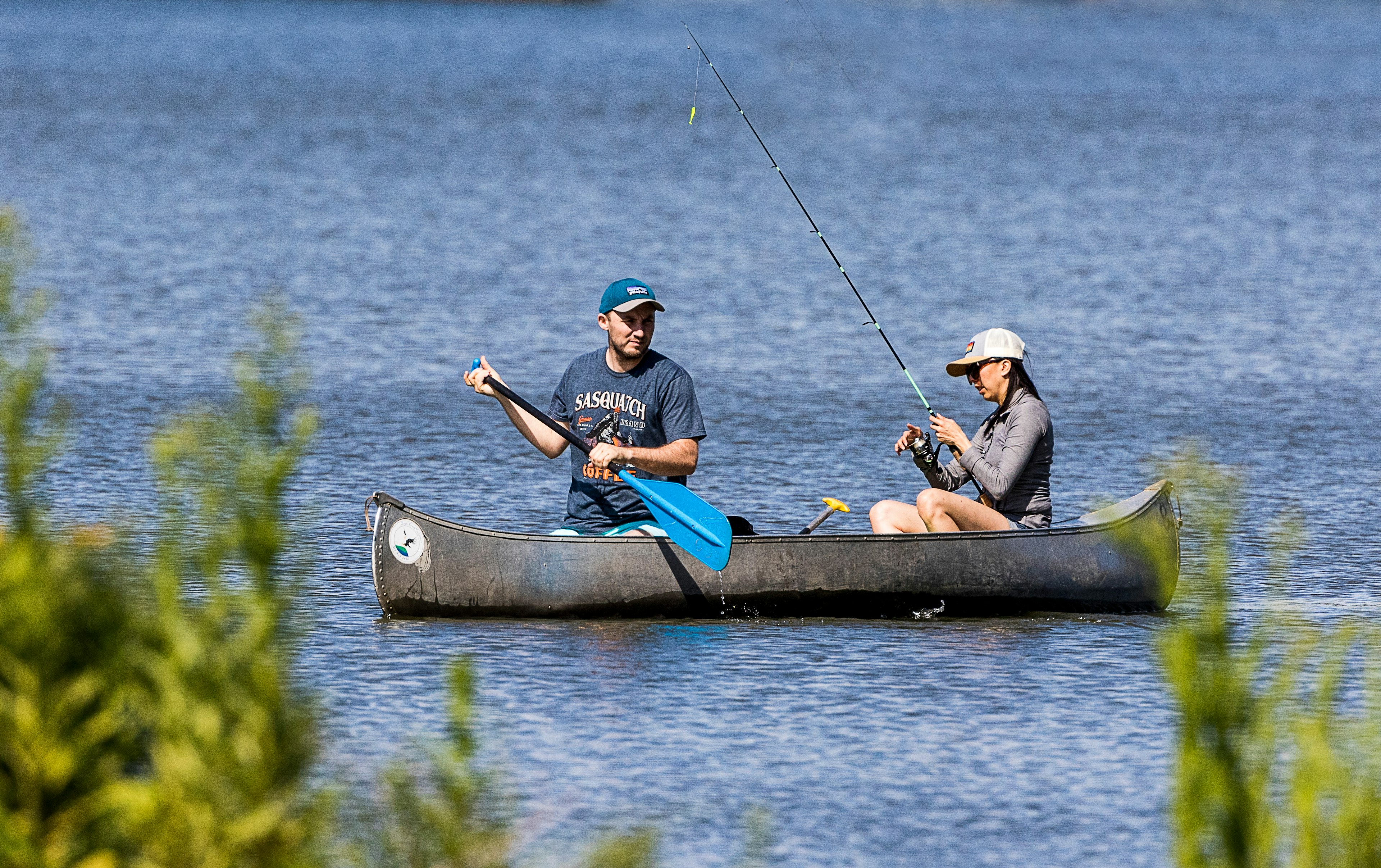 Indianapolis,,In,Usa,August,25,,2019,People,Enjoying,Canoeing,And