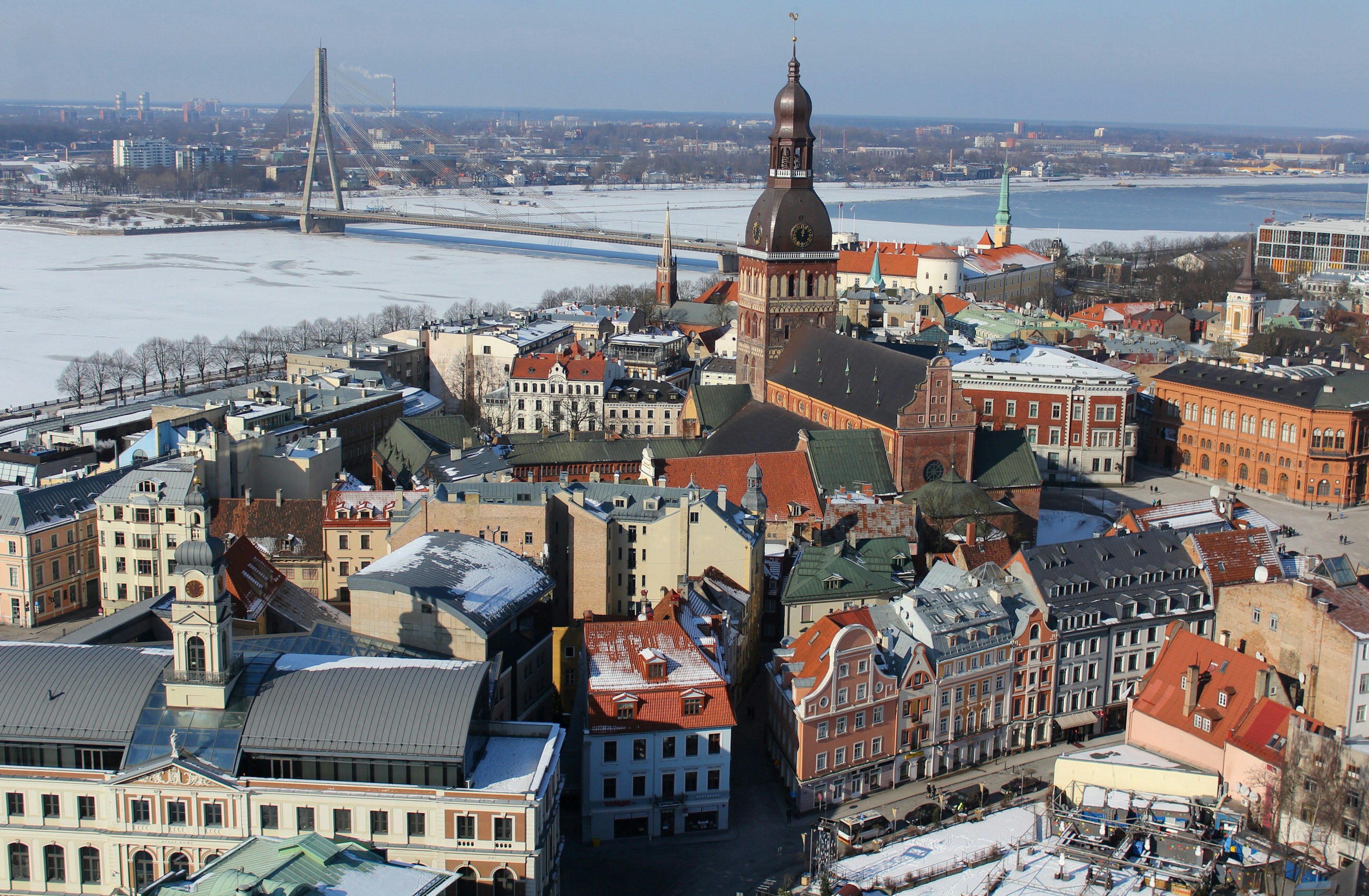 View of Rīga's skyline, which is peppered with the spires of the city's many churches © Caroline Hadamitzky / ϰϲʿ¼