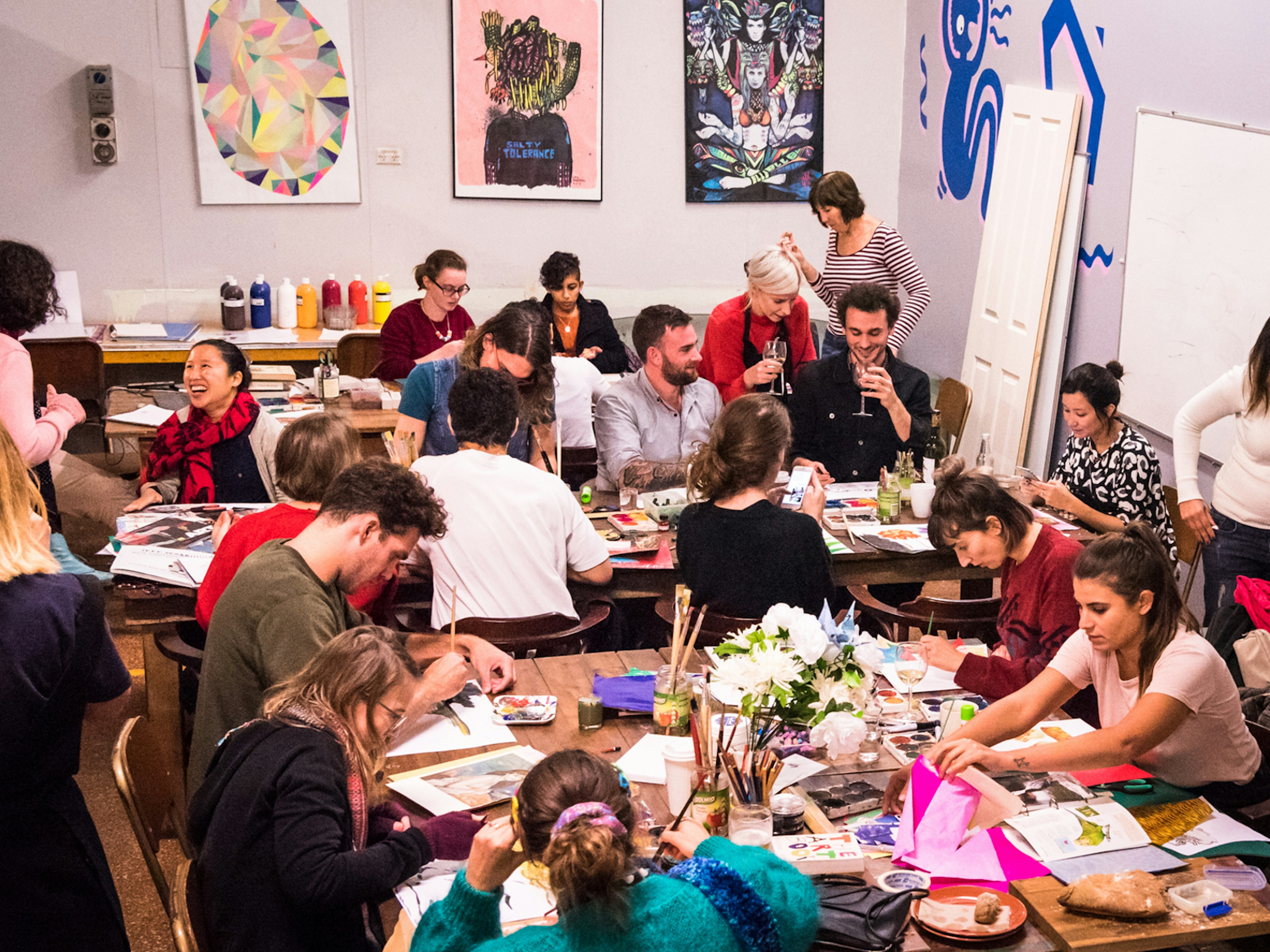 107 Projects' fortnightly 'Art Somewhere' workshop