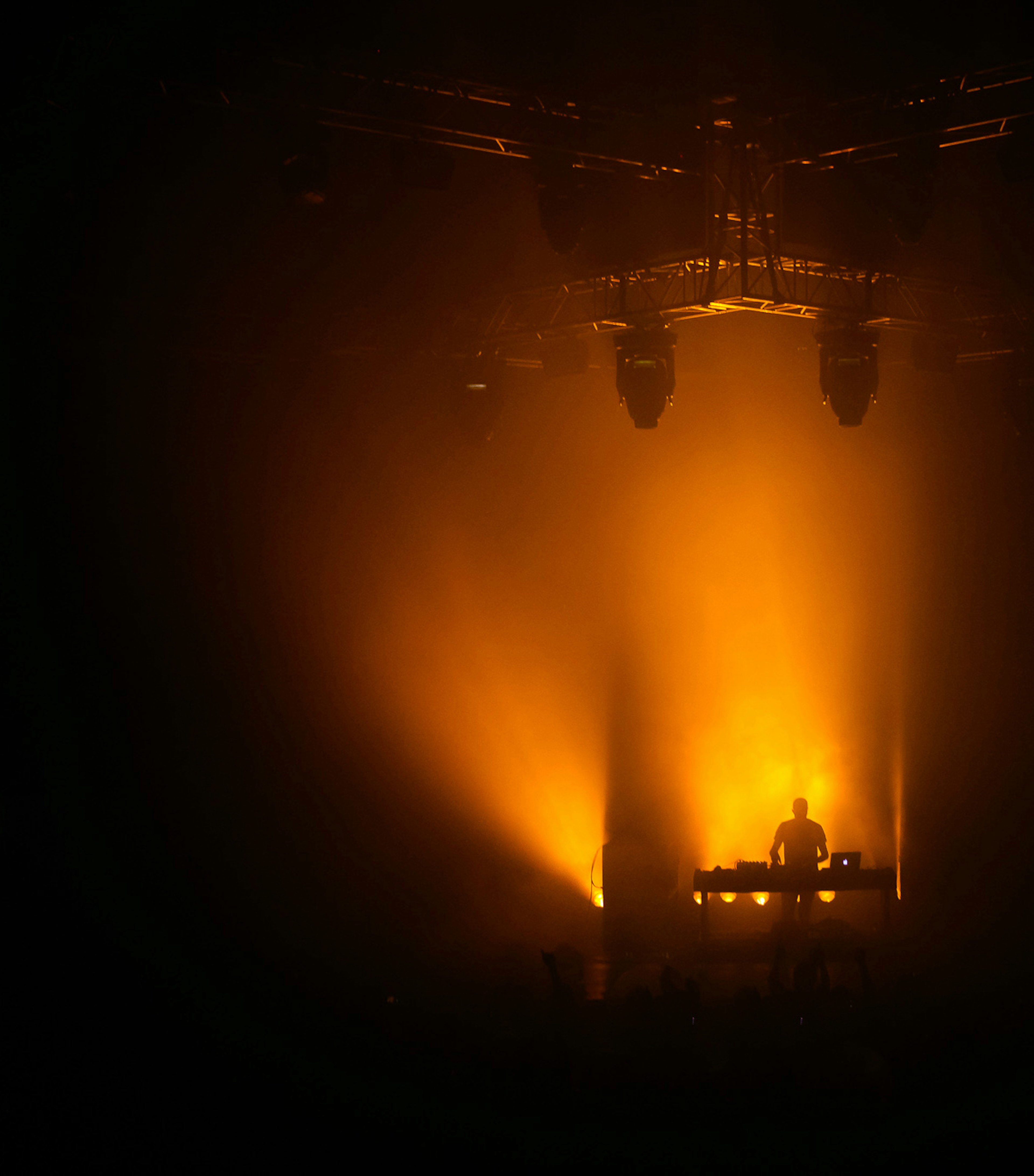 A DJ at Mediahaven club in Amsterdam