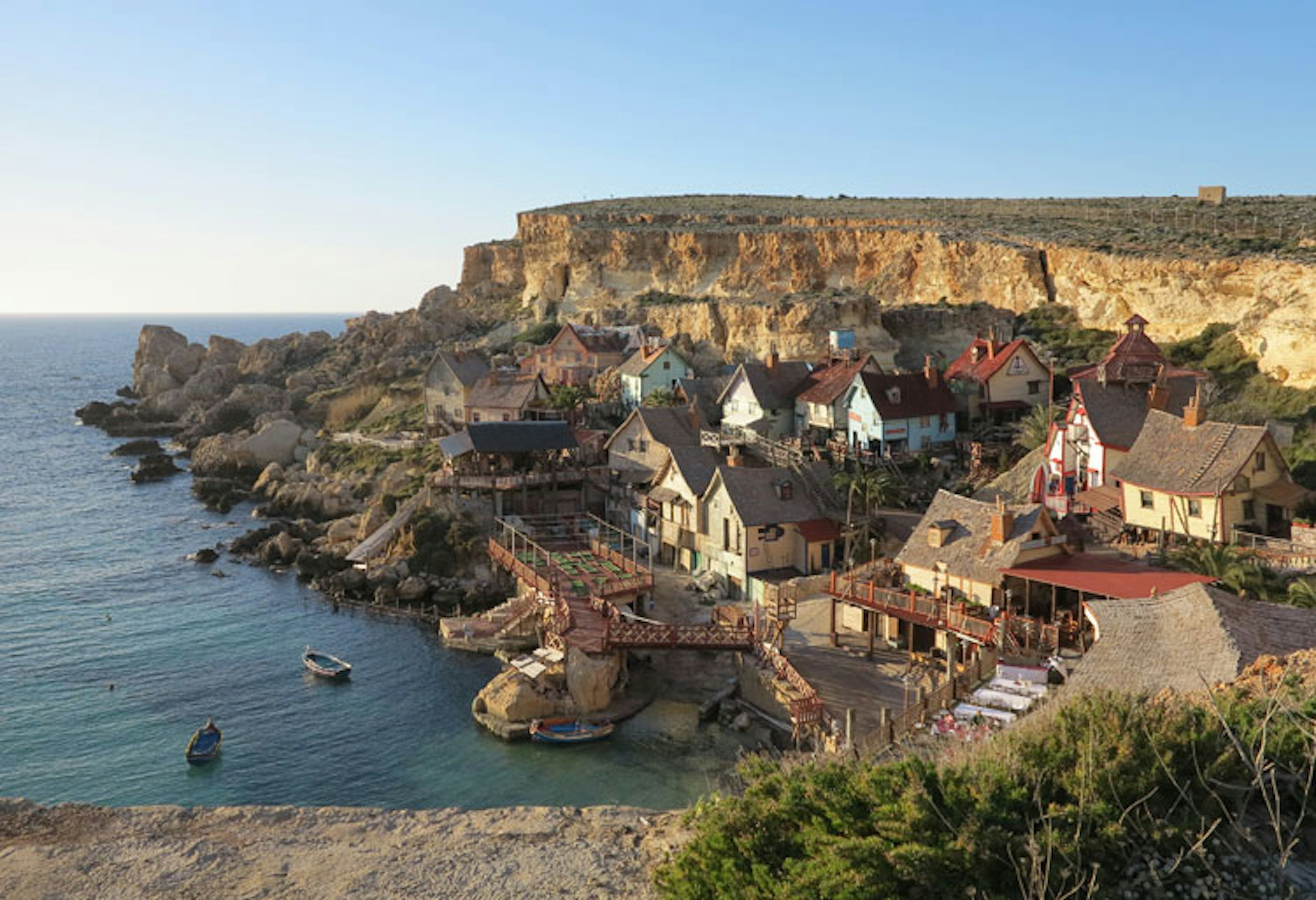 Malta has hosted many film shoots - Popeye Village preserves the set of Altman's 1980 dud Popeye. Image by Kirsten Rawlings / ϰϲʿ¼.