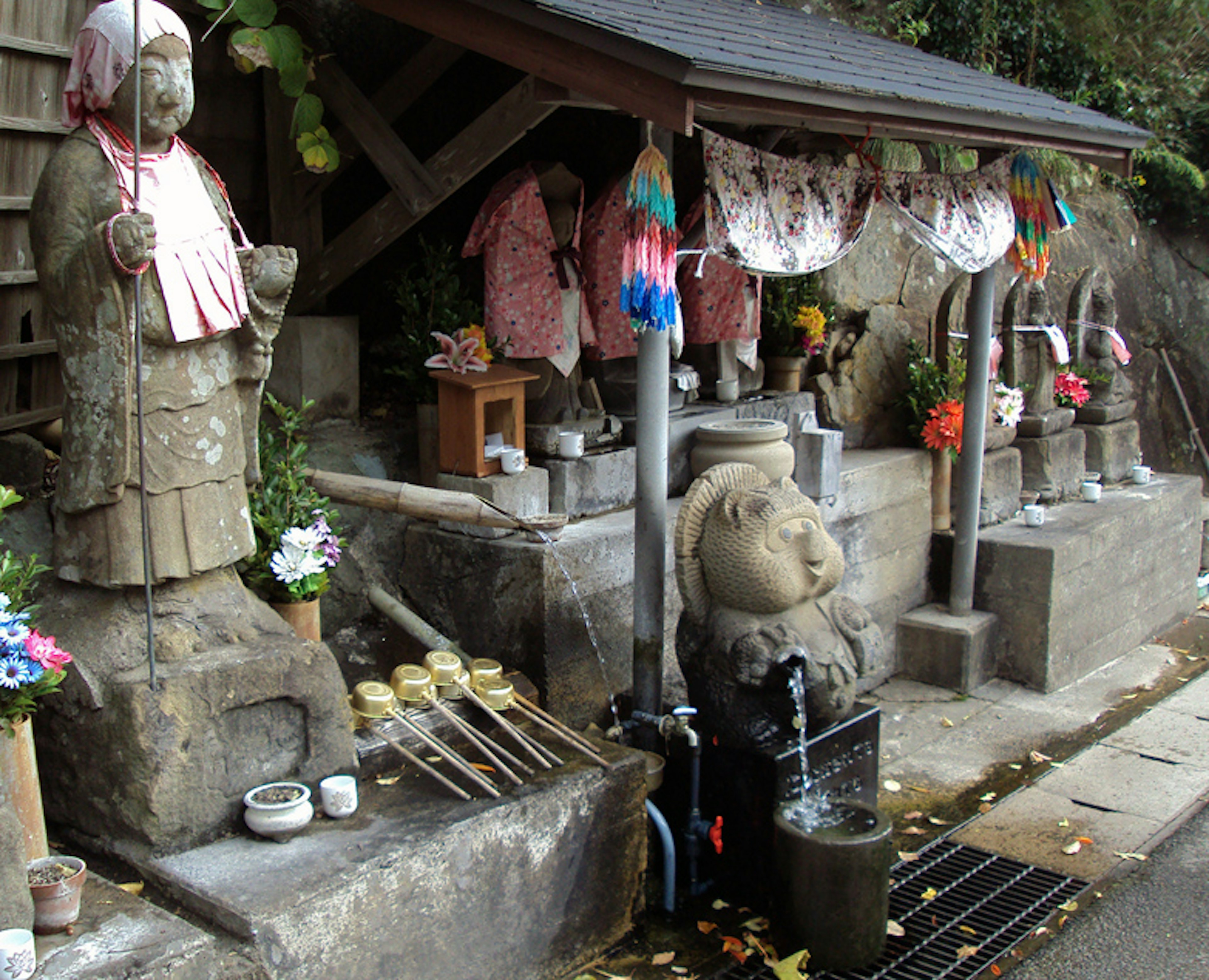 Kawai-no-Jizō spring on Chiburi-jima. Image by Laura Crawford / Lonely Planet.