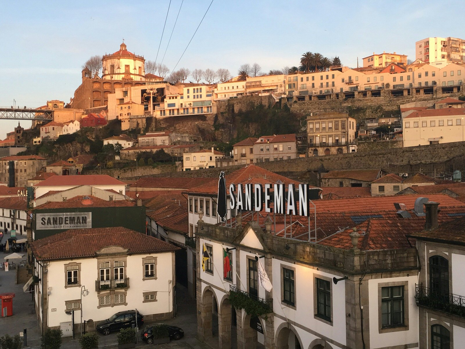 The view from 360º Terrace Lounge in Porto, Portugal