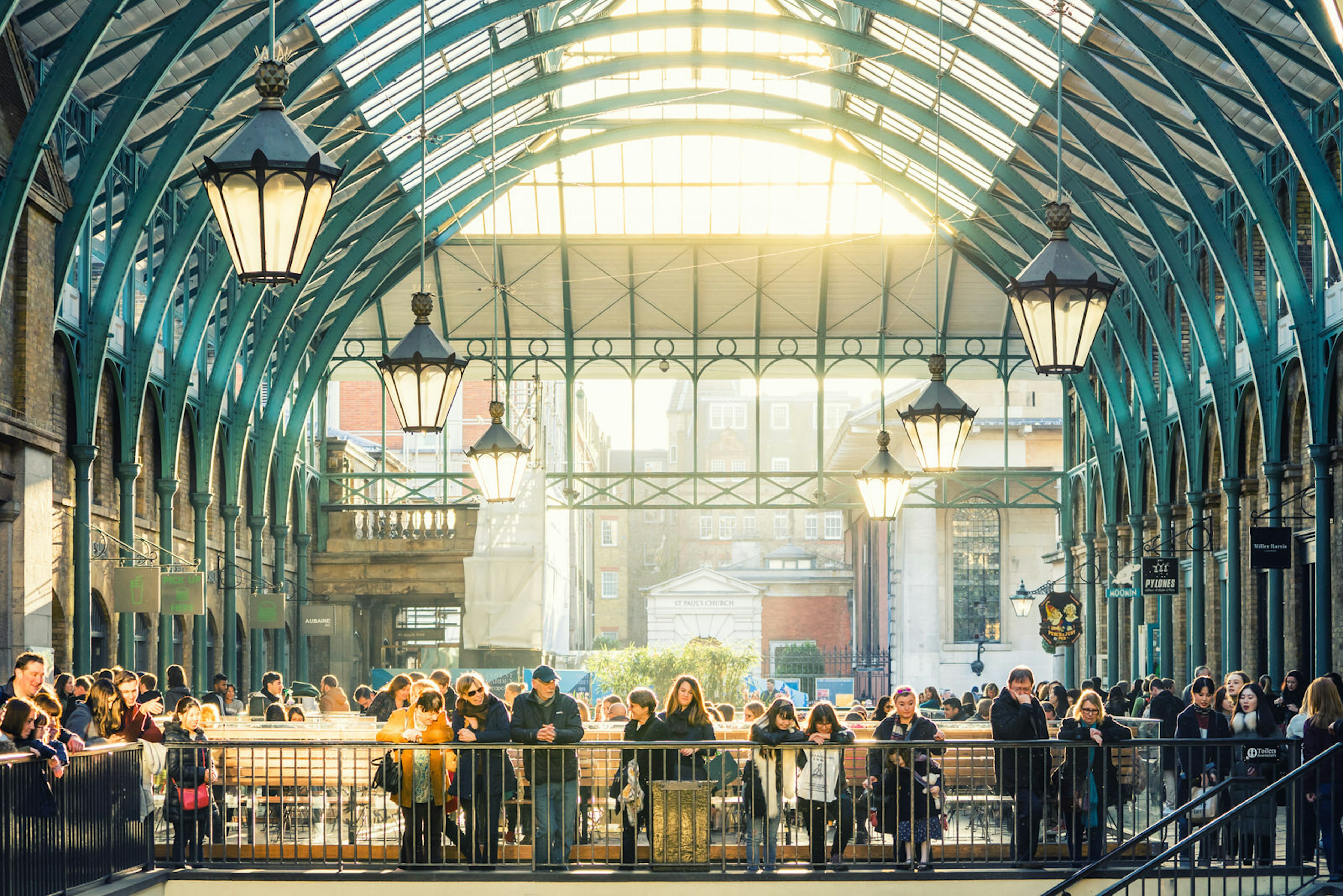 Covent Garden covered market.