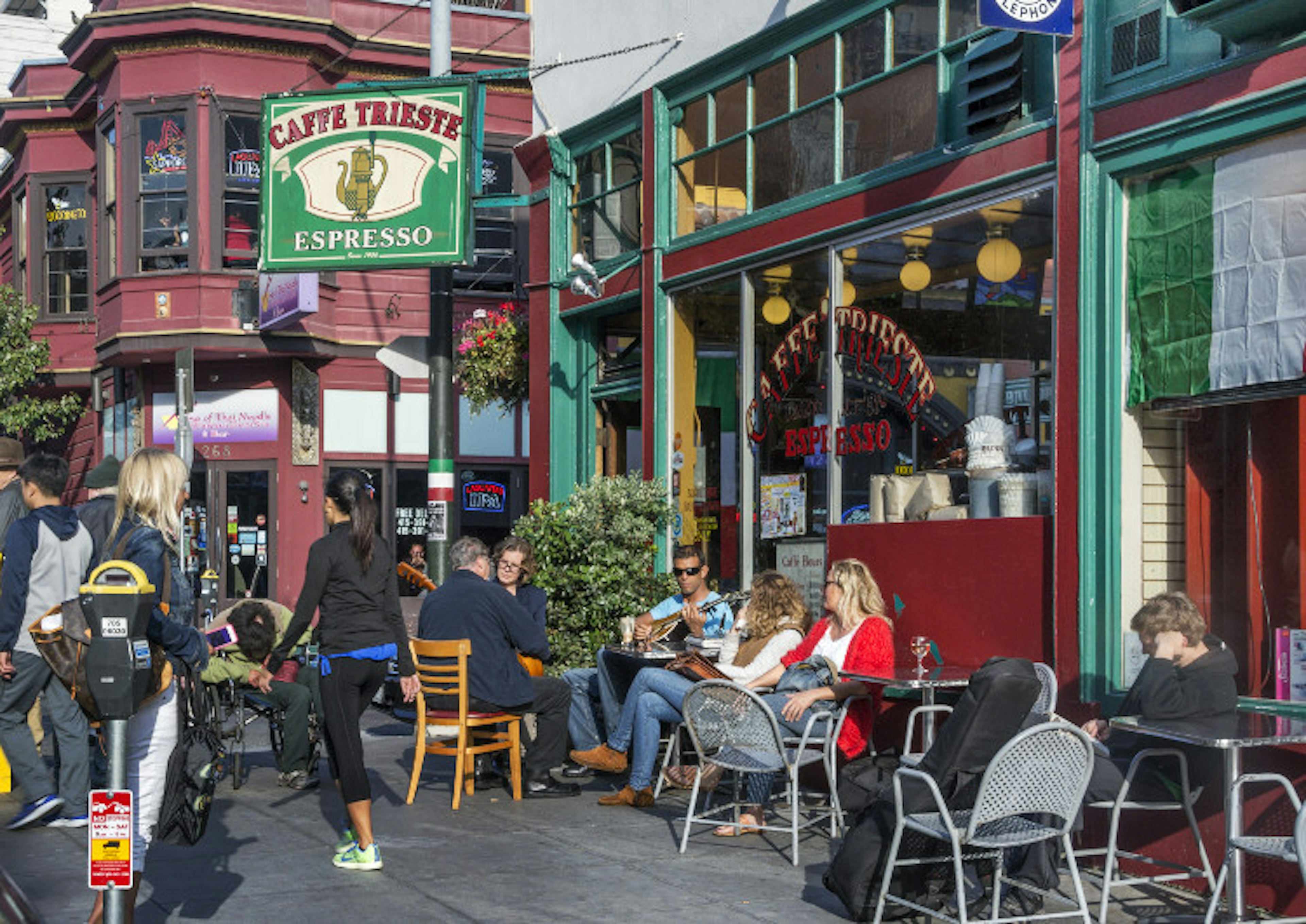 Caffe Trieste is great for a caffeinated start to exploring the city. Image by Izzet Keribar / Lonely Planet Image / Getty