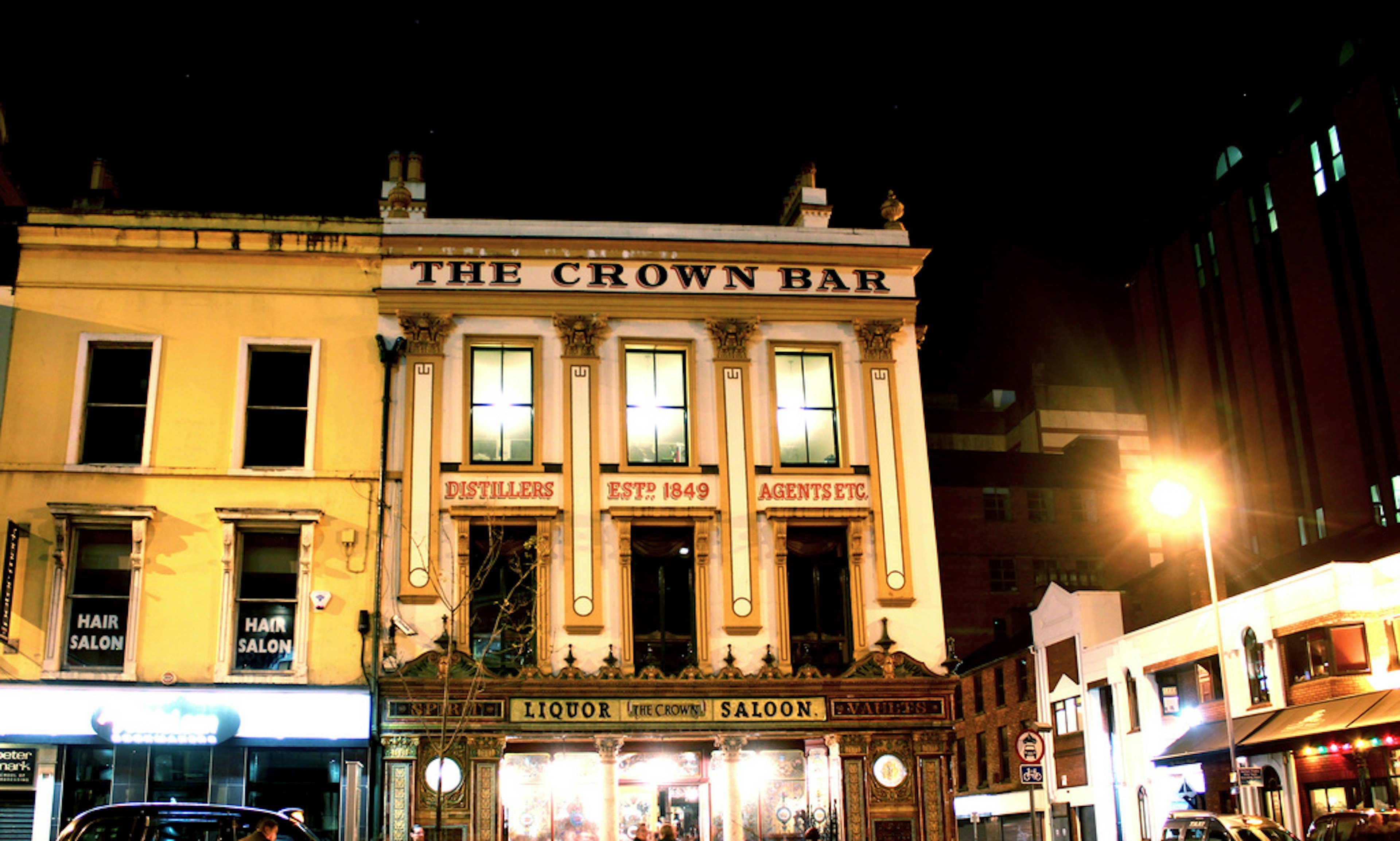 The Crown Liquor Saloon.