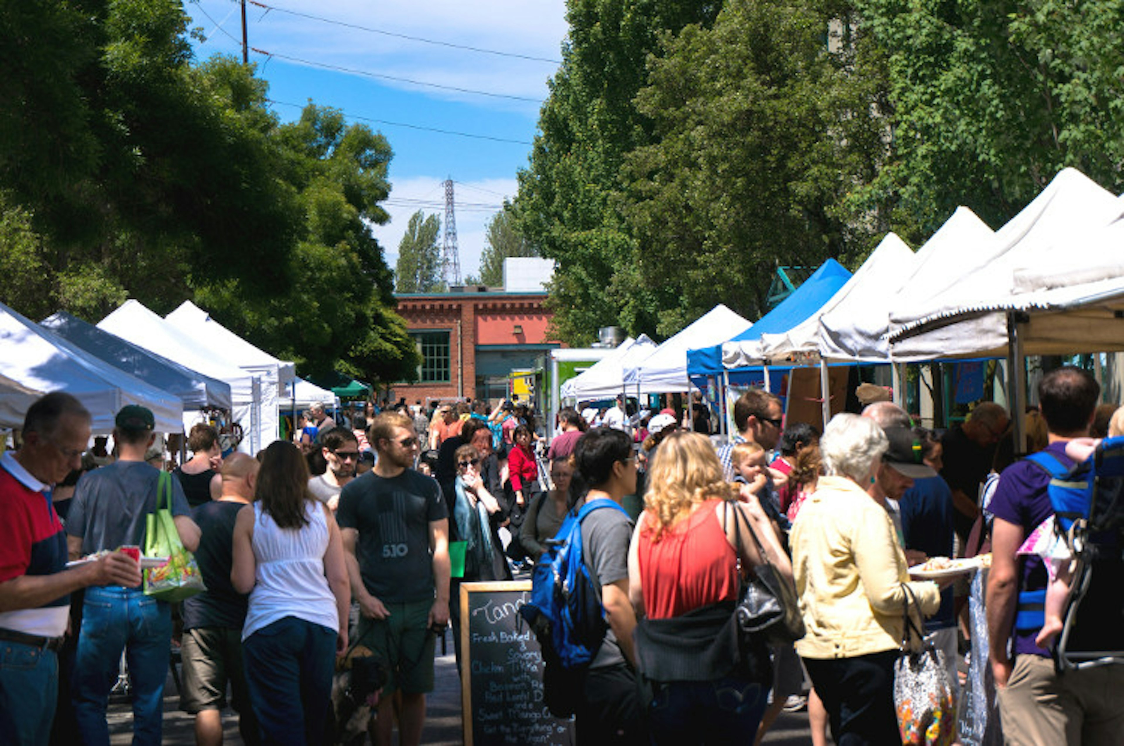 Follow your nose to the food stalls of Ballard Market. Image by allans1948 / CC BY 2.0