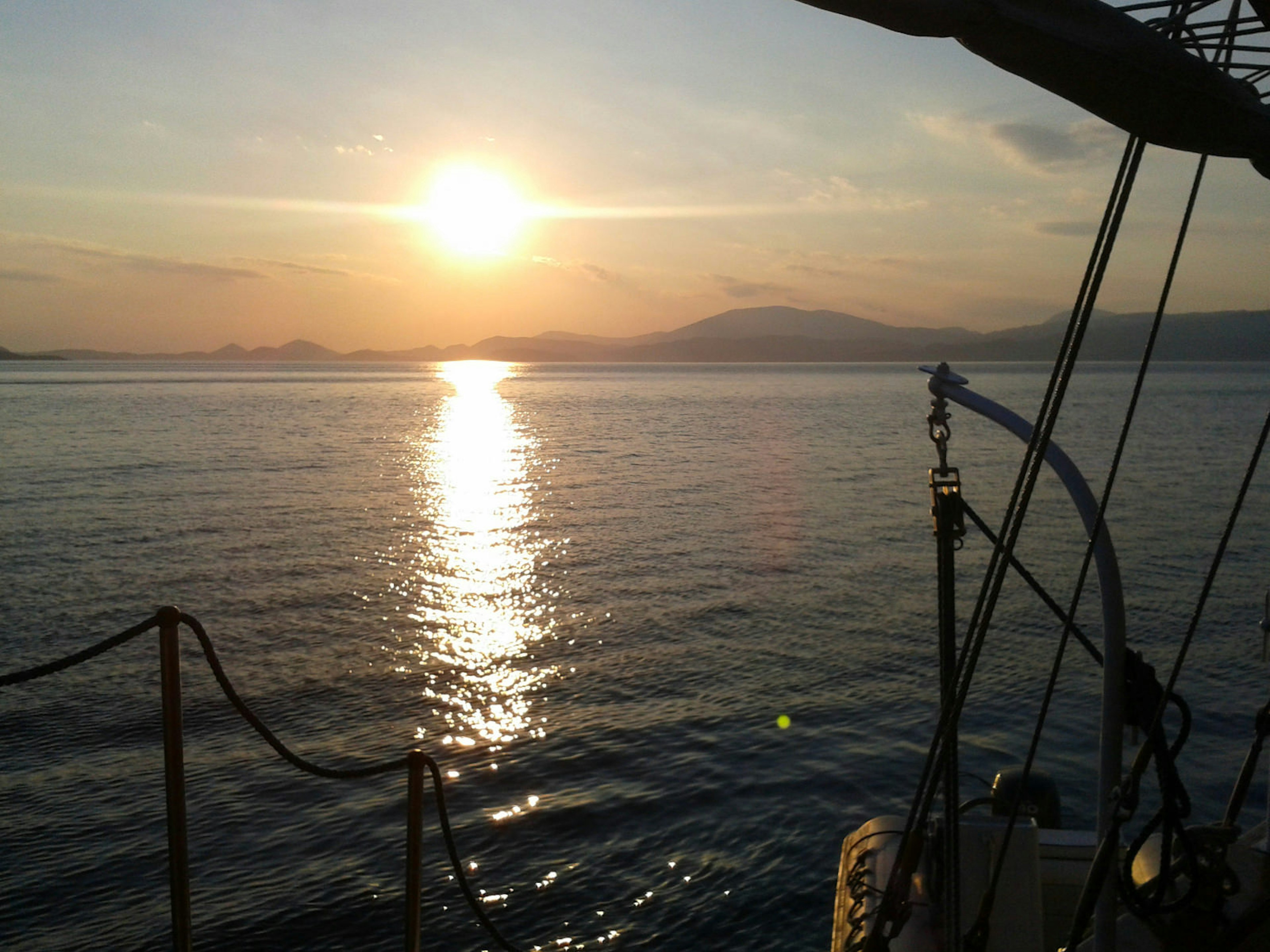 Sailing into the sunset on the Athenian Riviera © Marissa Tejada / Lonely Planet