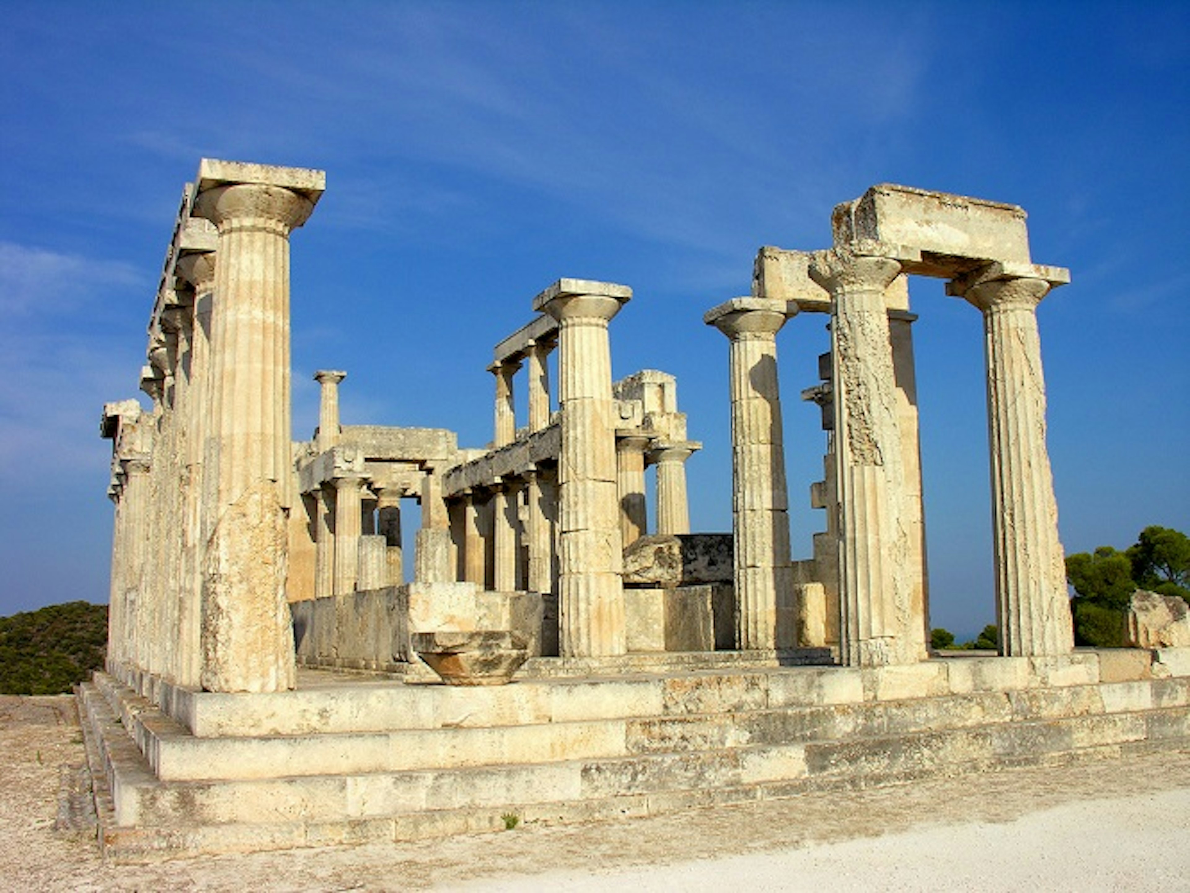 Temple of Aphaia, Aegina. Image by Dennis Jarvis / CC BY-SA 2.0