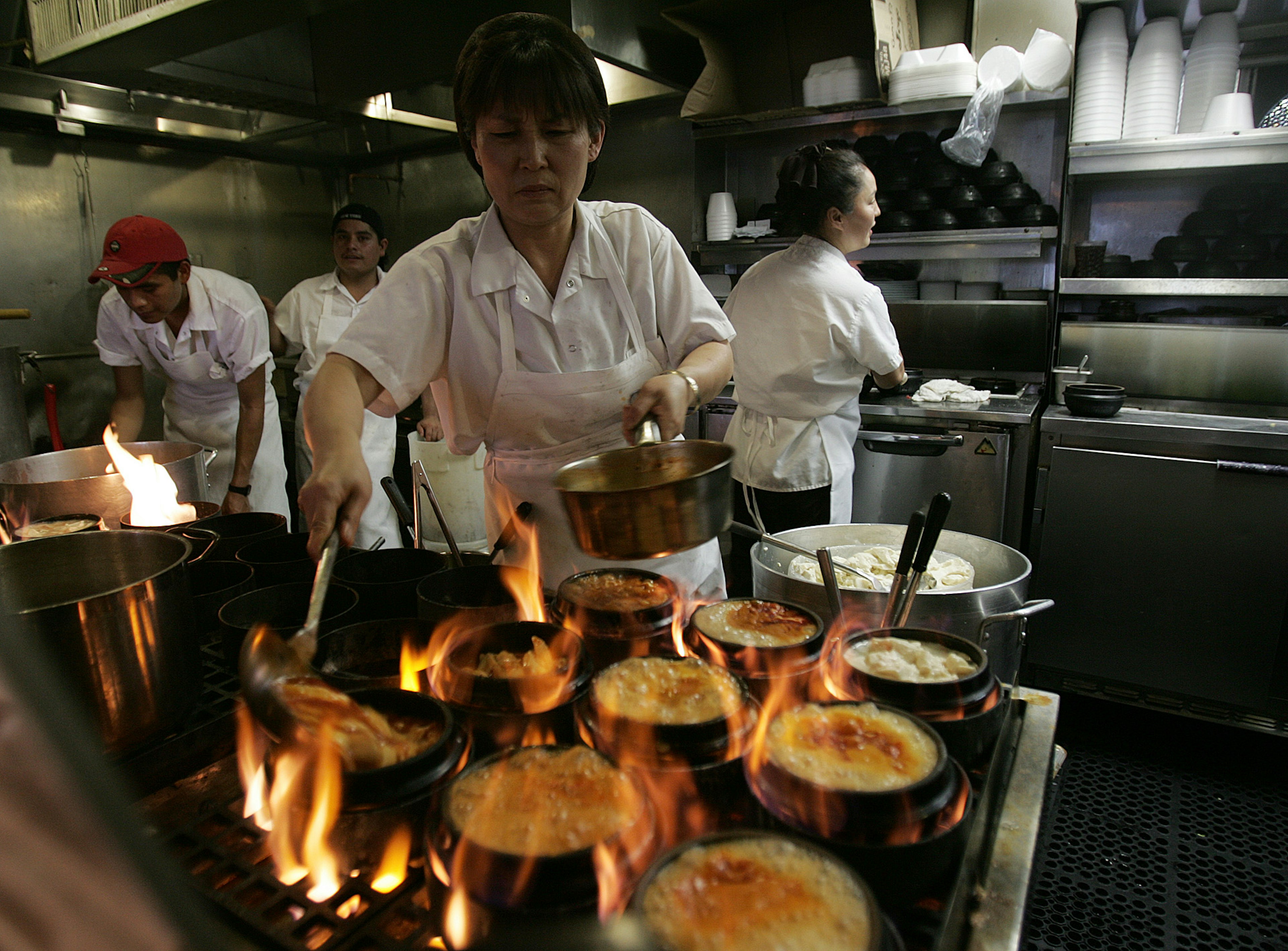 BCD Tofu House provides customers with unique Korean dishes, prepared in hot stone pots.