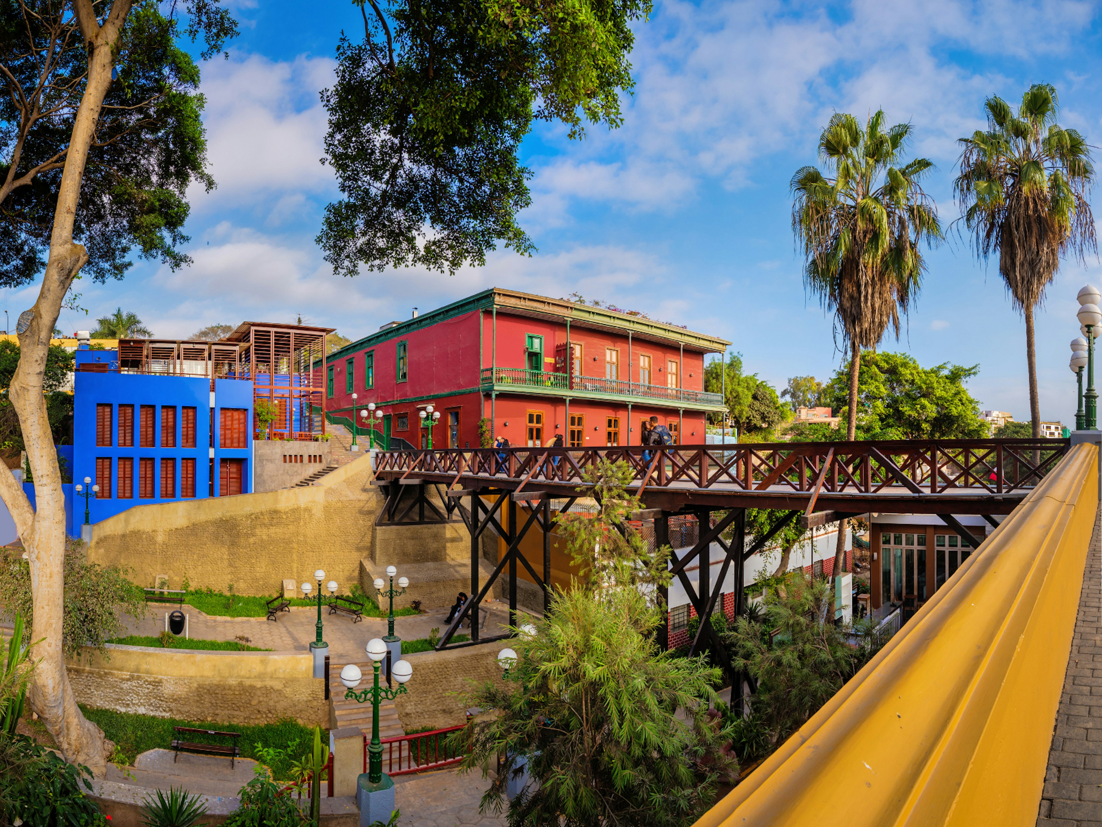 The colourful Barranco district of Lima, Peru