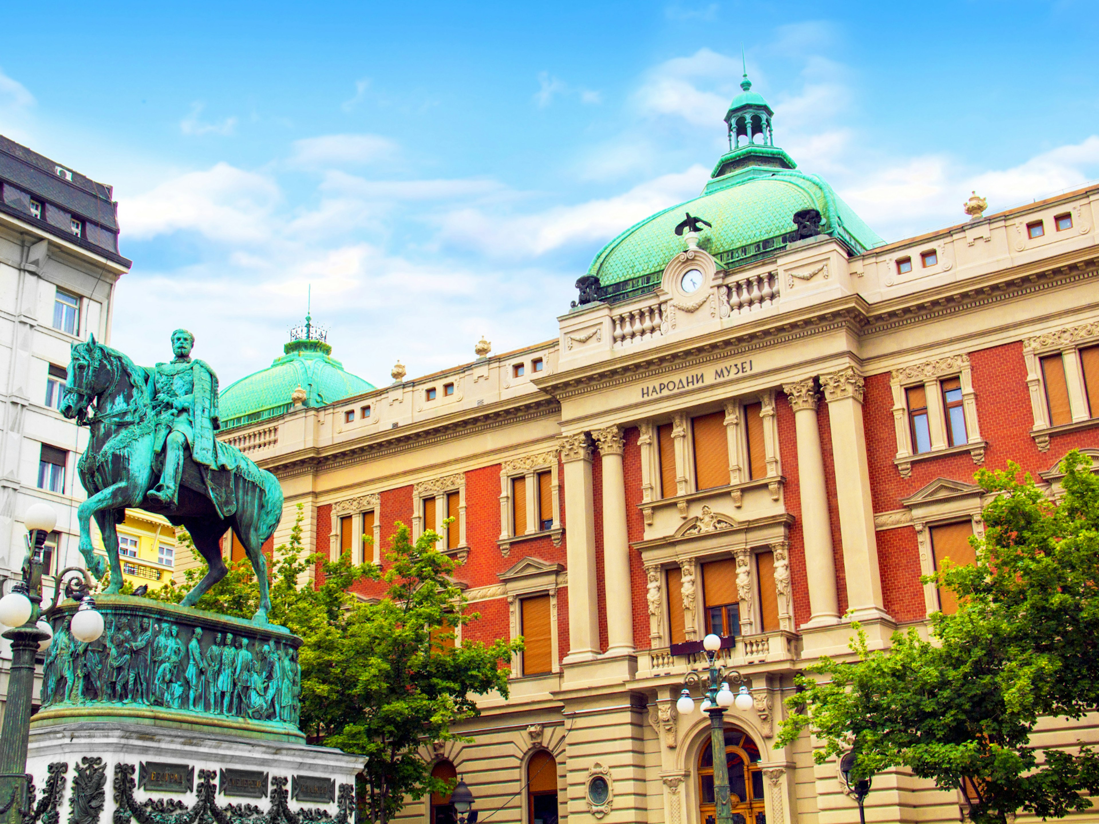 The classical building of the National Museum on Belgrade's central Republic Square reopened to the public in June 2018 @ Datsenko Maryna / Shutterstock