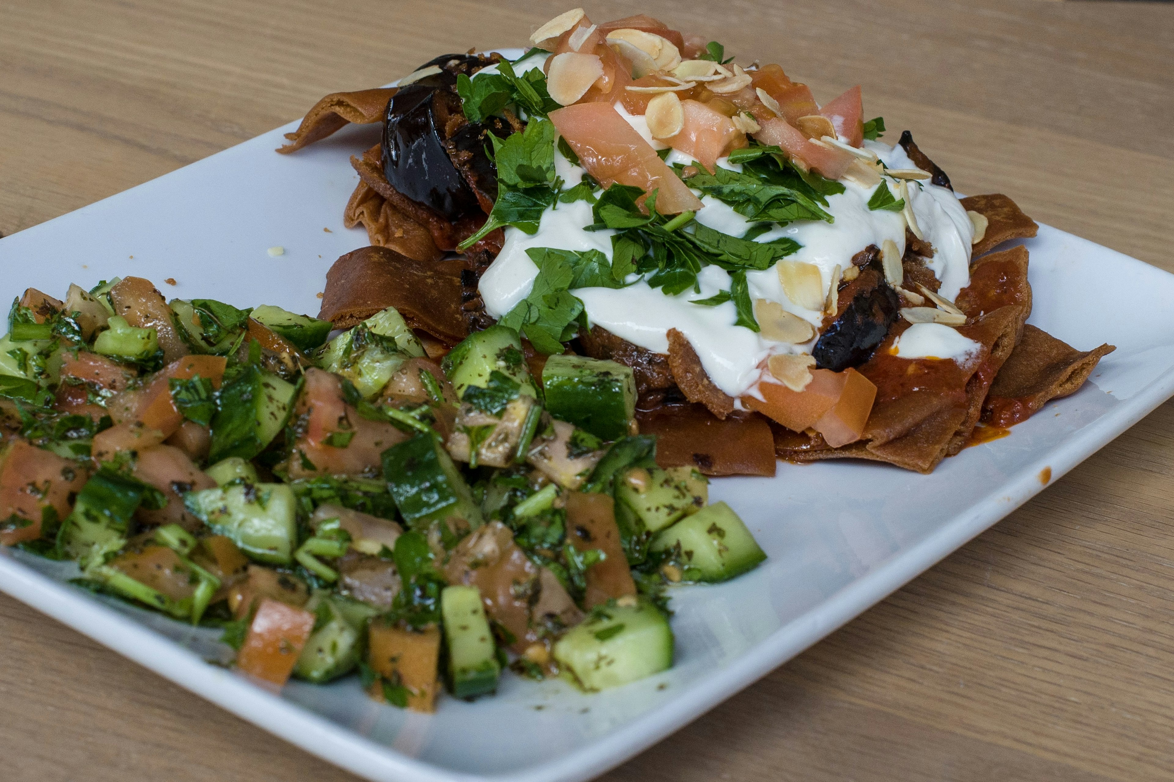 Muncih society - a dish of fresh vegetables served at Bellvue di Monaco cafe, Munich