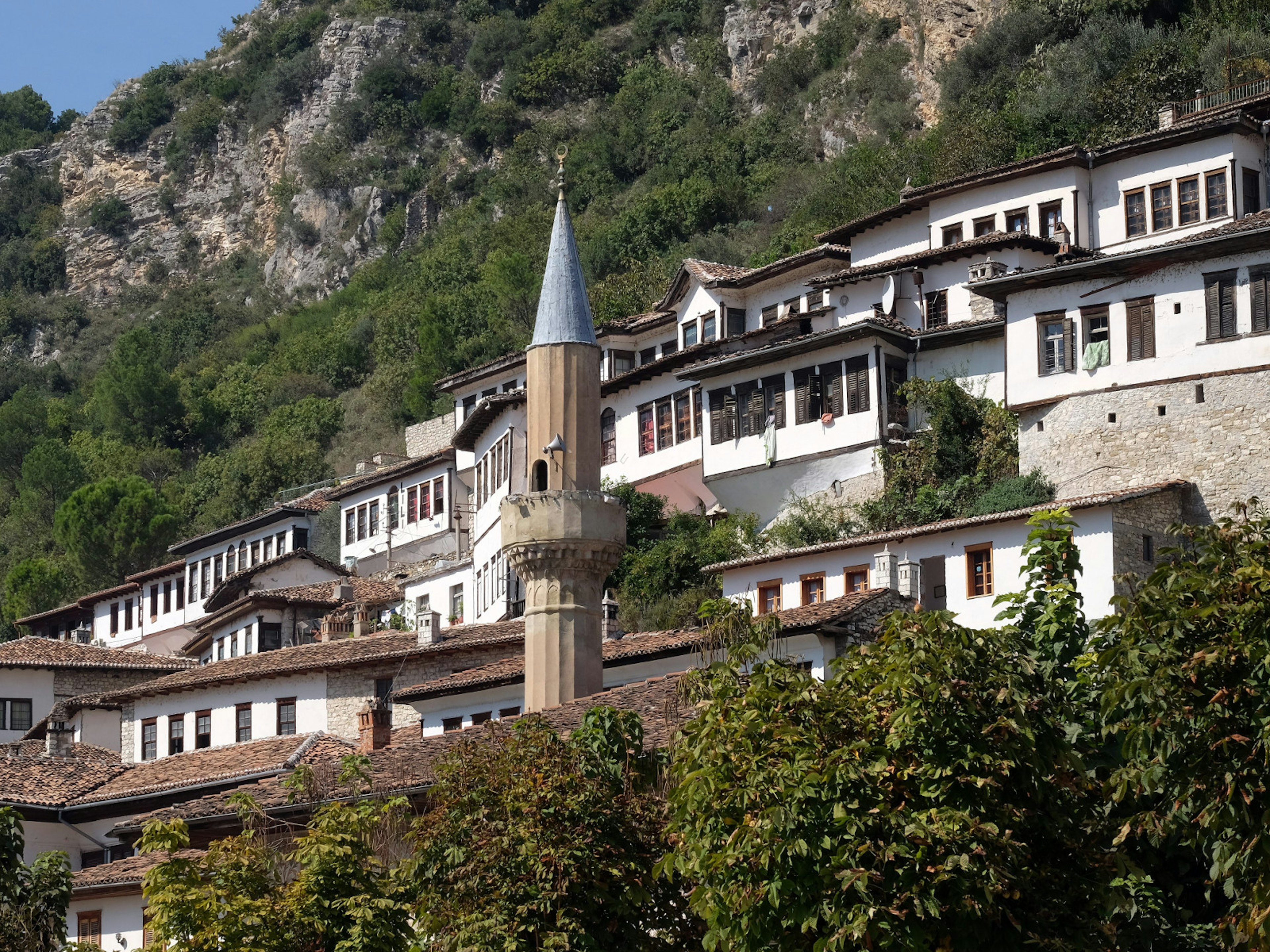 Traditional Ottoman houses in Berat, 'the town of a thousand windows' © Zvonimir Atletic / Shutterstock