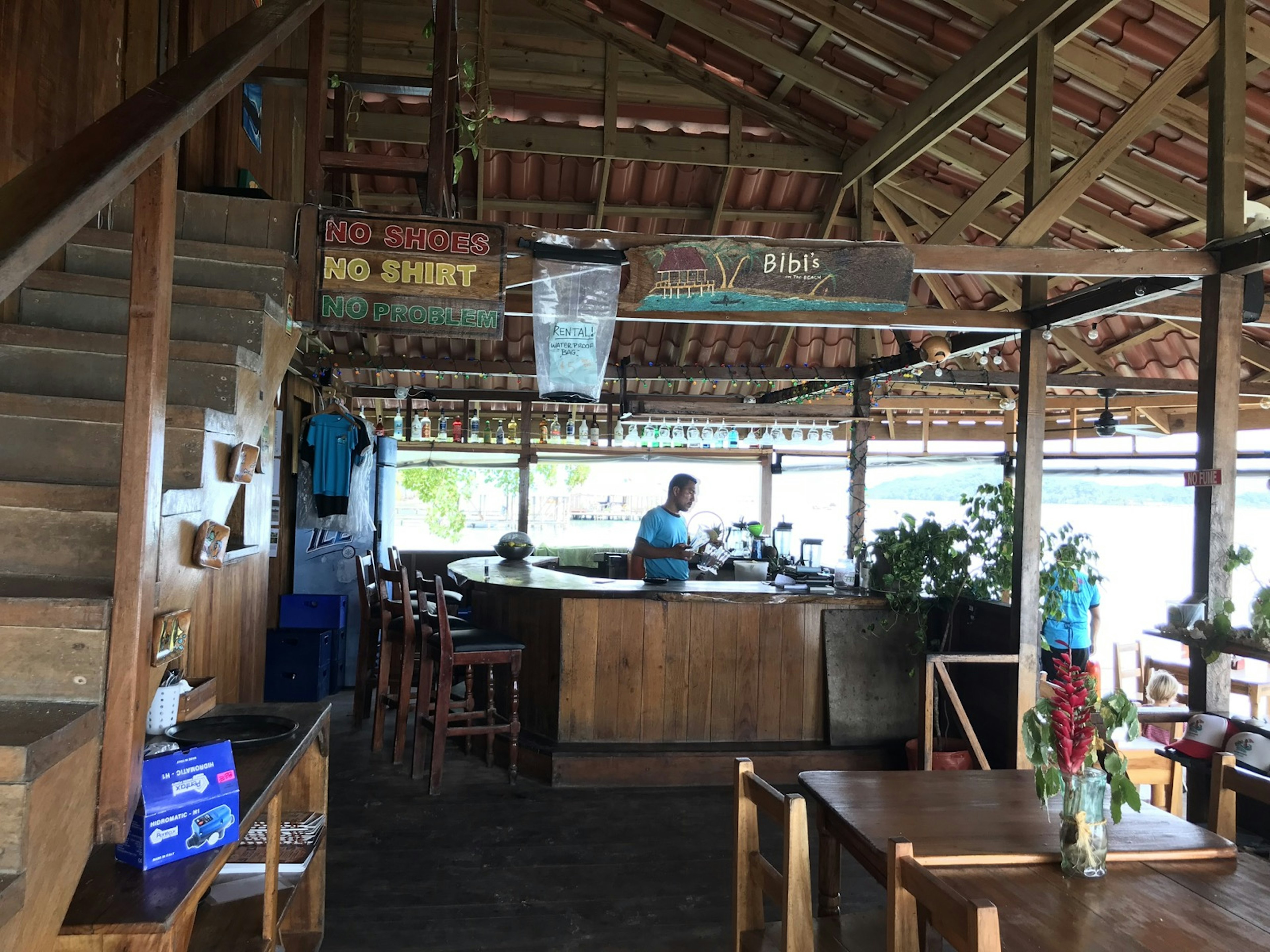 Bibi's Restaurant is located on Isla Carenero, a low-key town with a heavy Caribbean influence Martina Gili / Lonely Planet