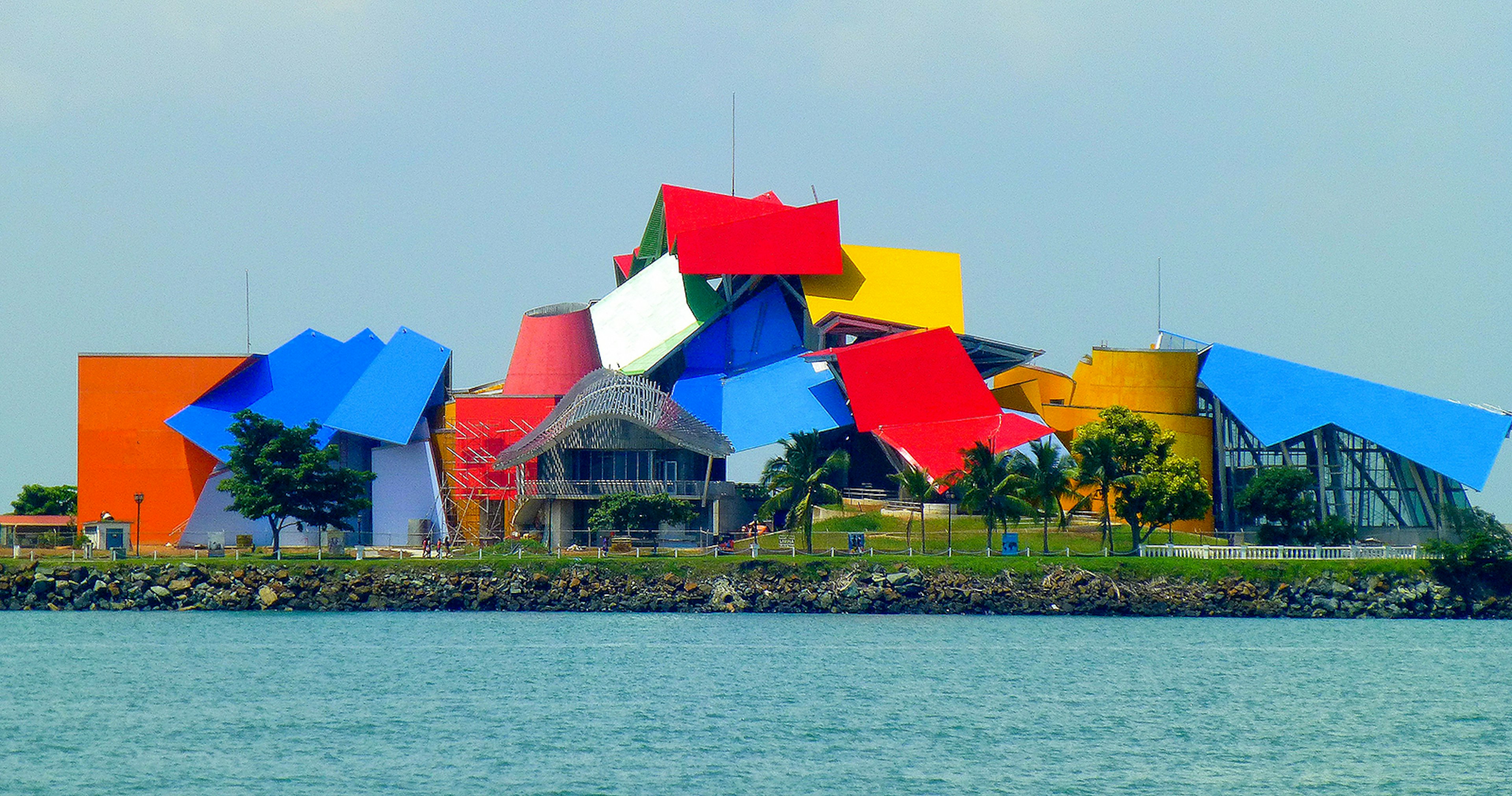 Biomuseo, boat ride, Frank Gehry, Gate 1, Gate 1 Travel, Pacific Queen, Panal Canal, Panama, Panama City, Partial Transit, We're on a boat