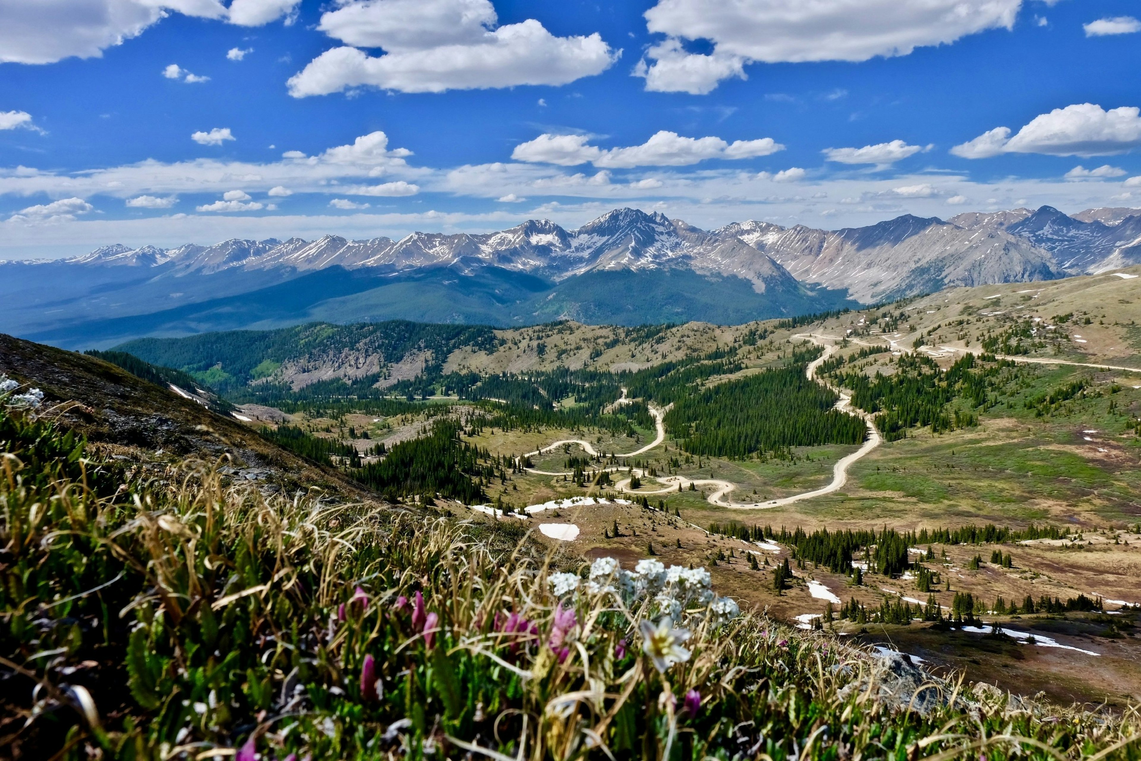 A view of the Boulder valley in Colorado