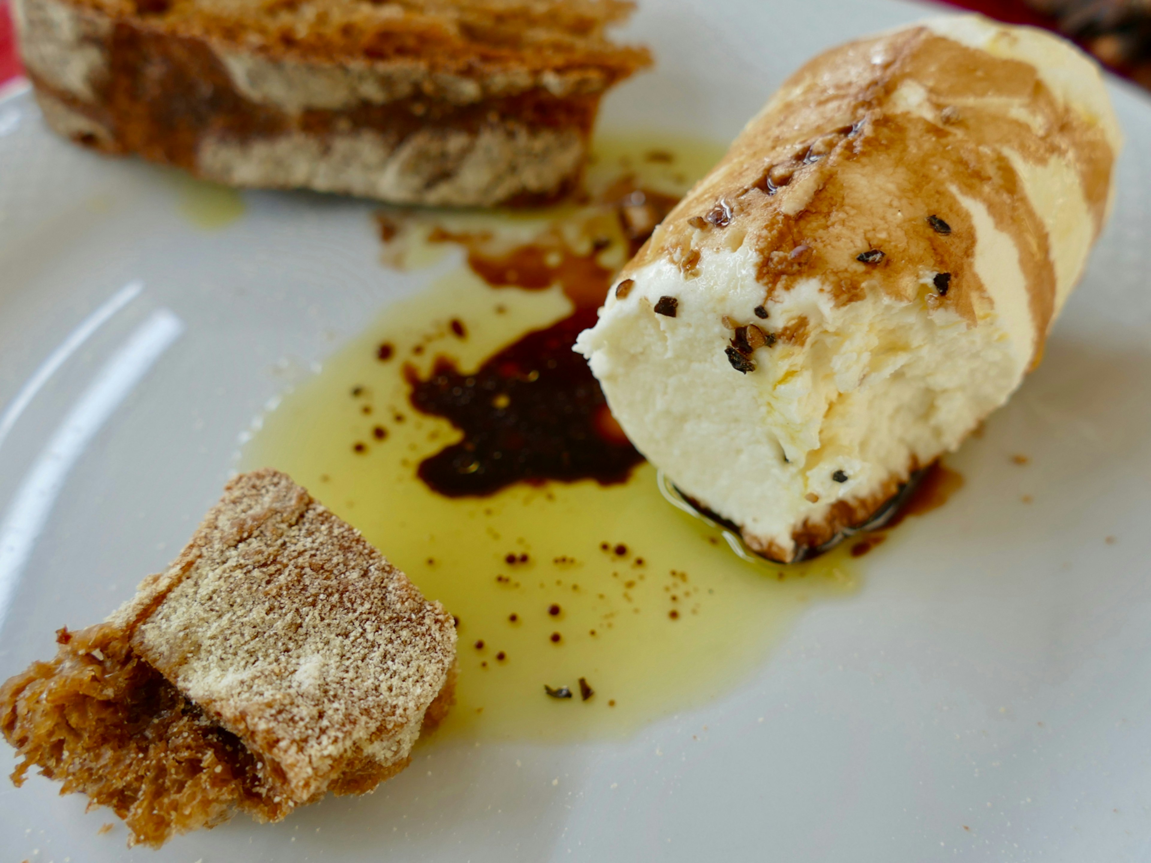 Büsción cheese from the Grotto san Michele restaurant in Bellinzona © Sarah Gilbert / Lonely Planet