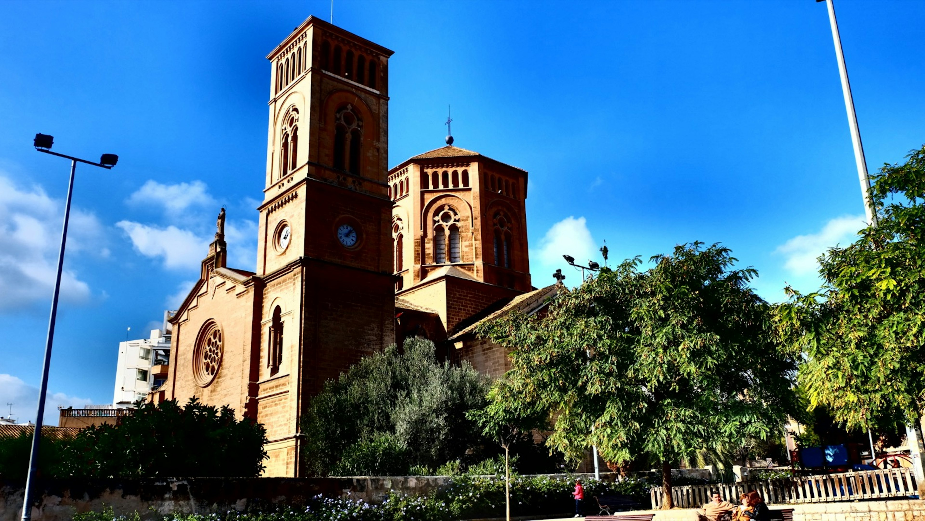 Low Angle View Of Church Against Sky At Santa Catalina Island