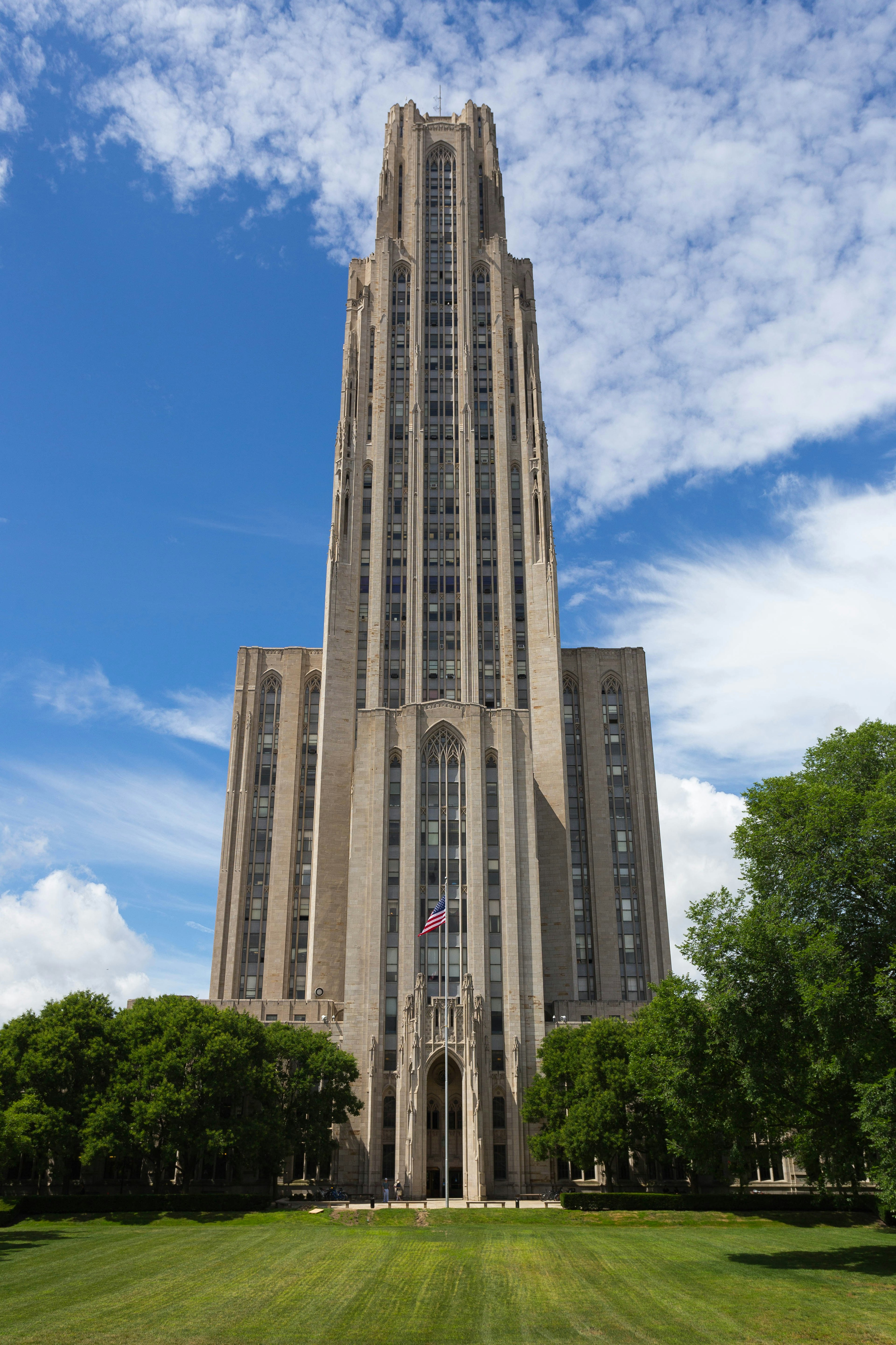 Cathedral of Learning at the University of Pittsburgh, the second largest academic building in the world.