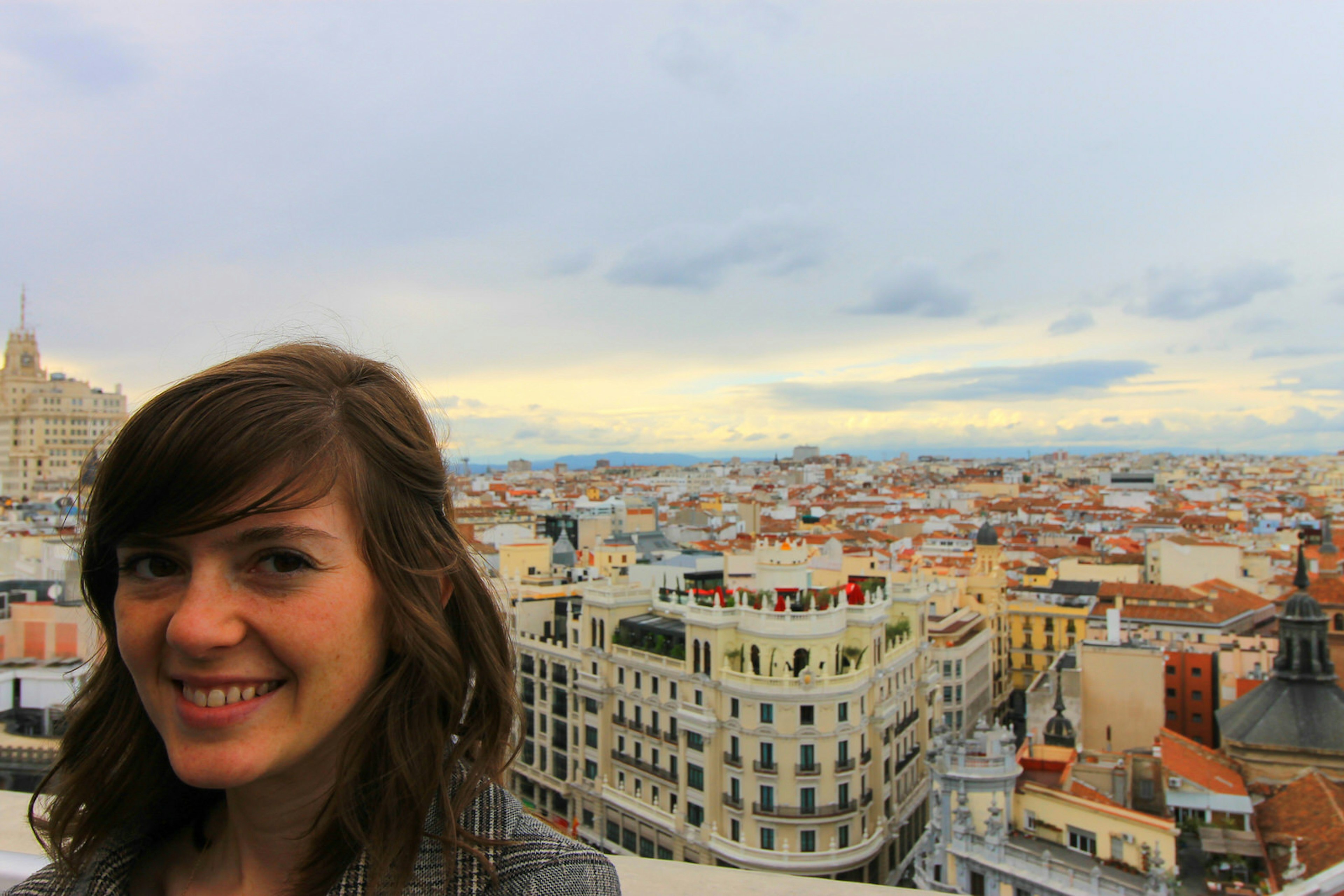 Cassandra loves the view from the roof of Madrid's Círculo de Bellas Artes © Cassandra Gambill / ϲʼʱ