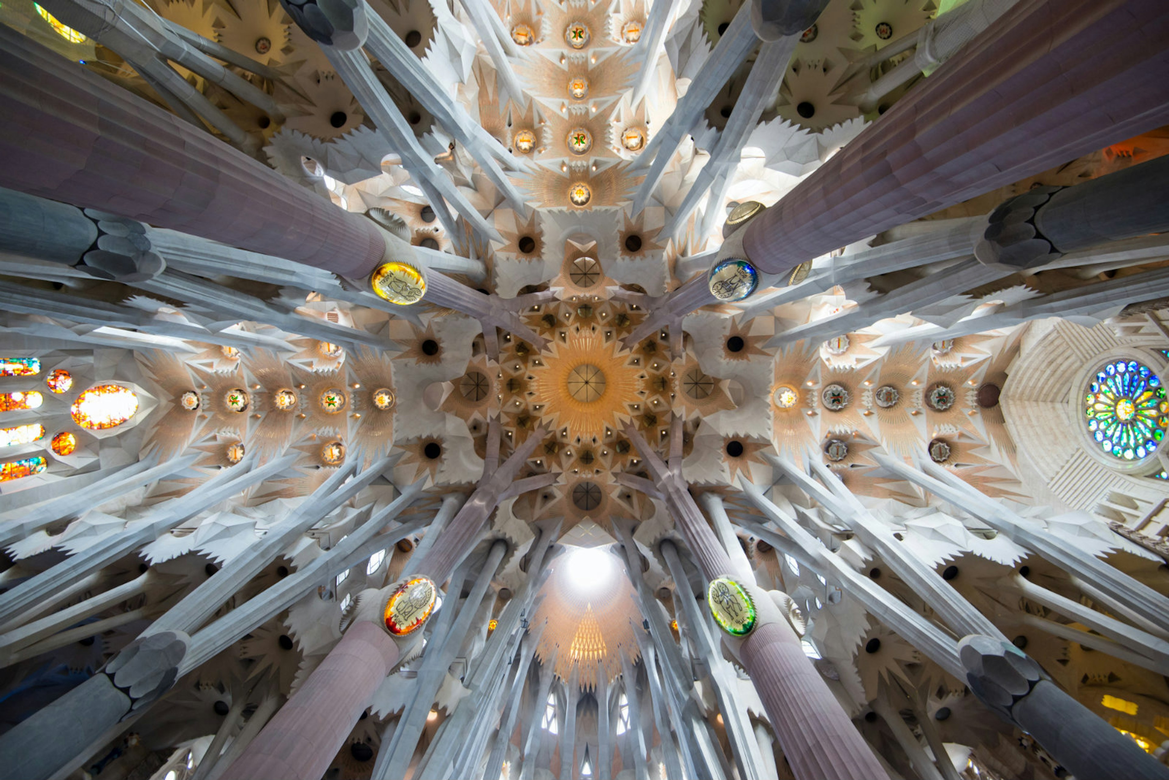 Cities for architecture lovers - The interior of Barcelona's Sagrada Familia