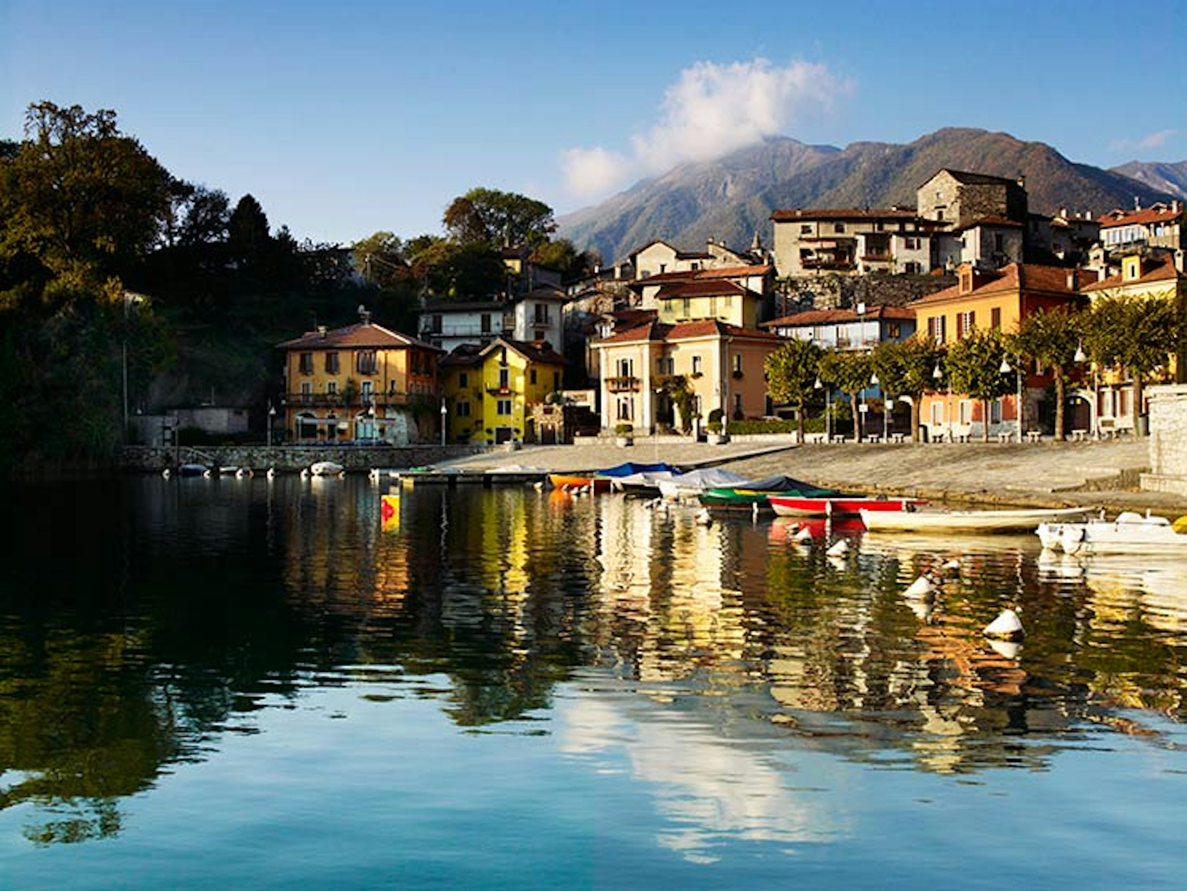 Mergozzo lies on the western shore of the lake – a ban on motorboats preserves the peace. Image by Lonely Planet Traveller