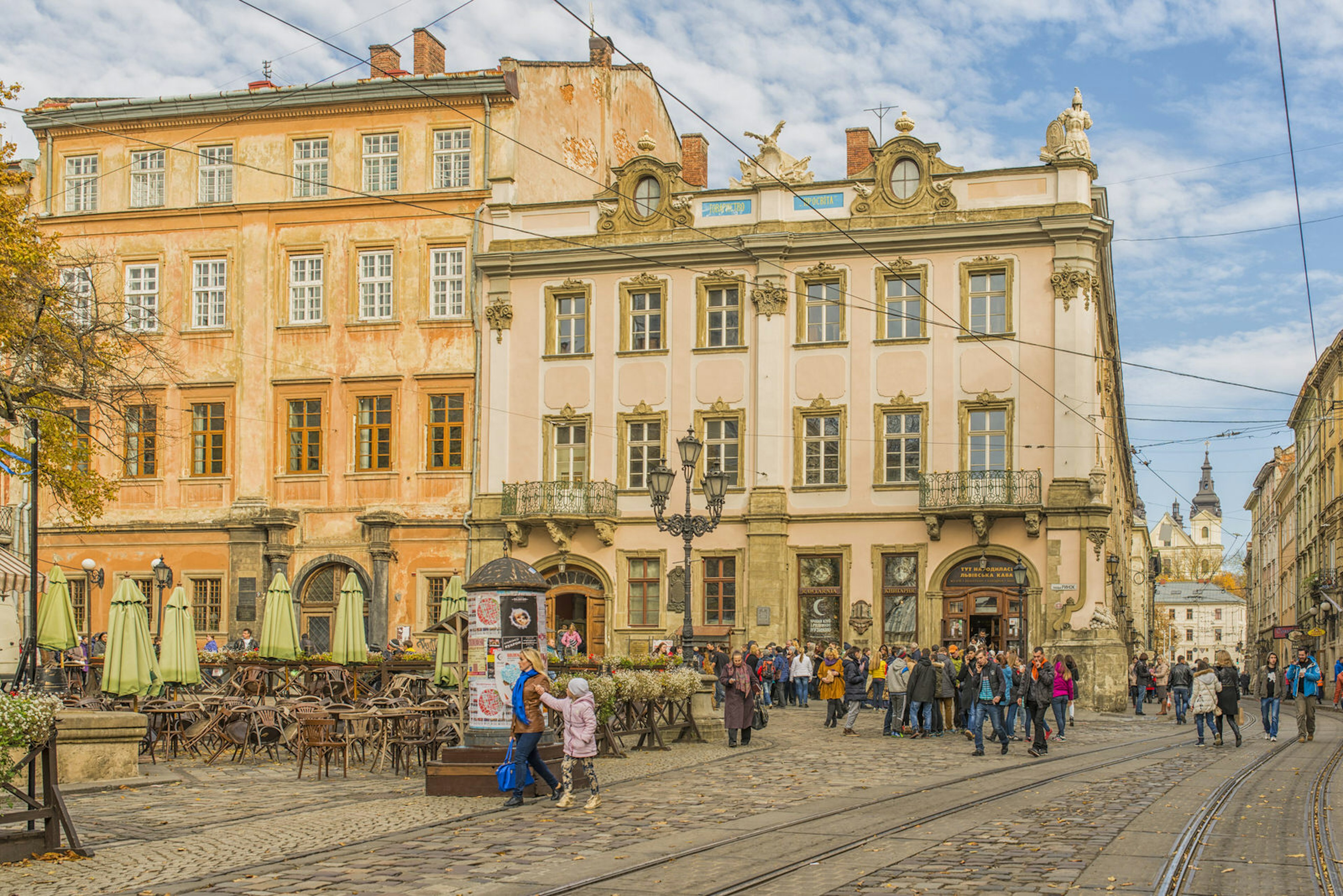 The Coffee Mine in Lviv’s cobblestoned old town © Brenik / Shutterstock