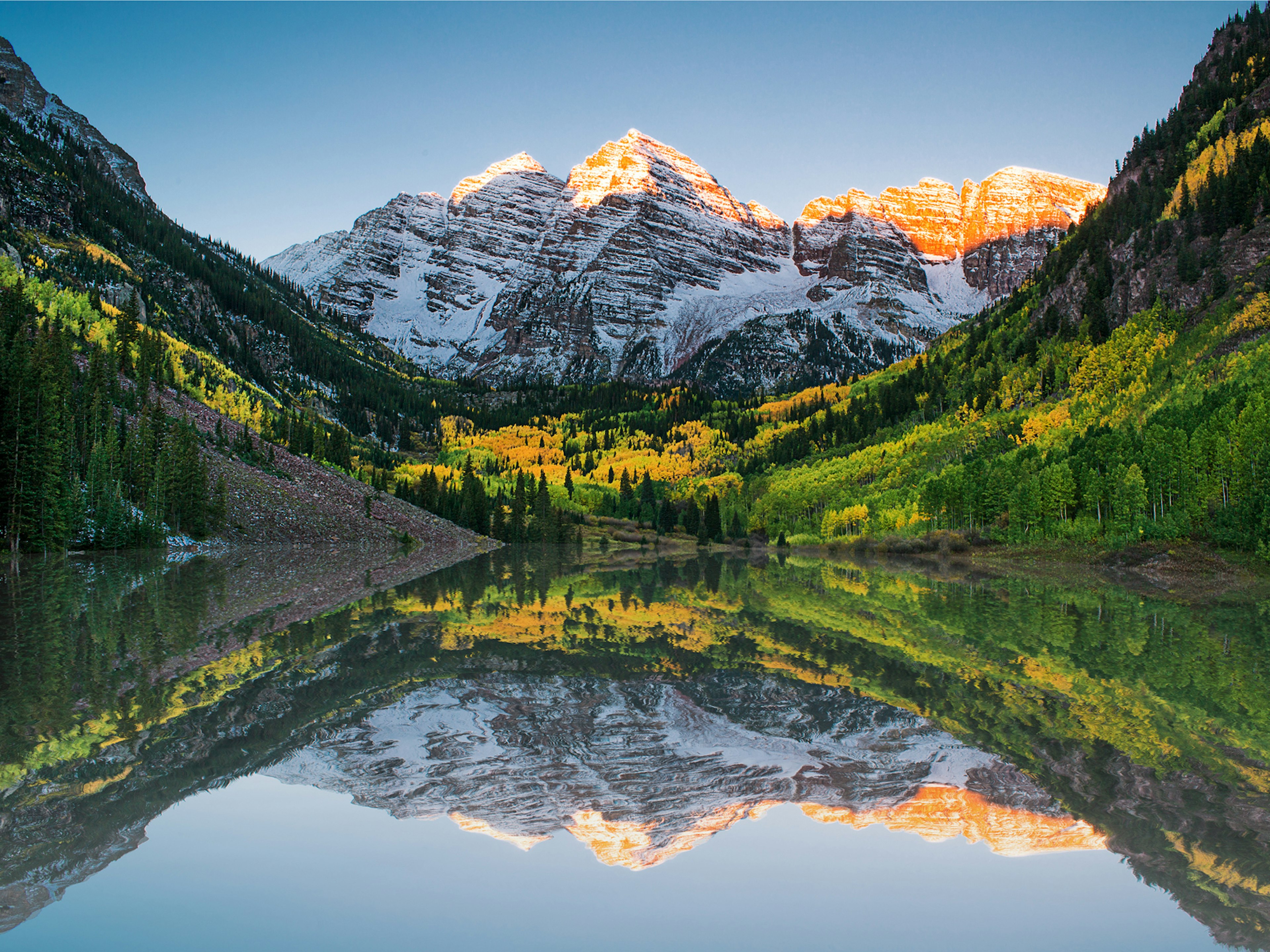 A lake in the Colorado Rockies