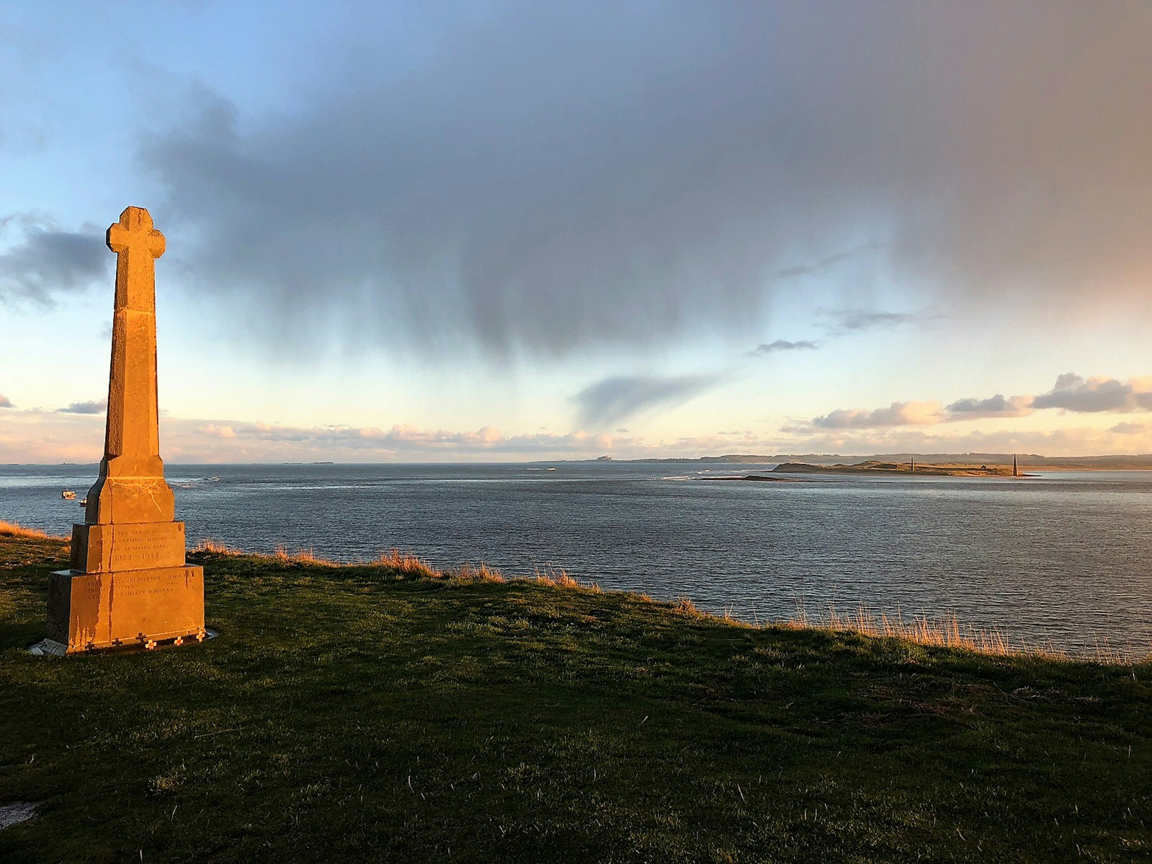 Cross on Holy Island