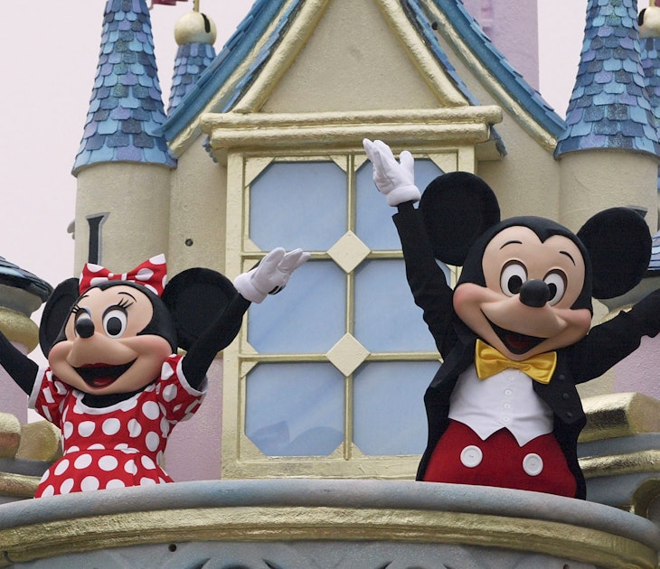 HONG KONG - SEPTEMBER 11: Disney characters Mickey Mouse and Minnie Mouse perform during the parade at Hong Kong Disneyland on September 11, 2005 in Hong Kong. The new theme park is scheduled to have its grand opening September 12. (Photo by MN Chan/Getty Images)
55313861MN128_Disneyland_To
EOS1D-004051 Disneyland 55313861