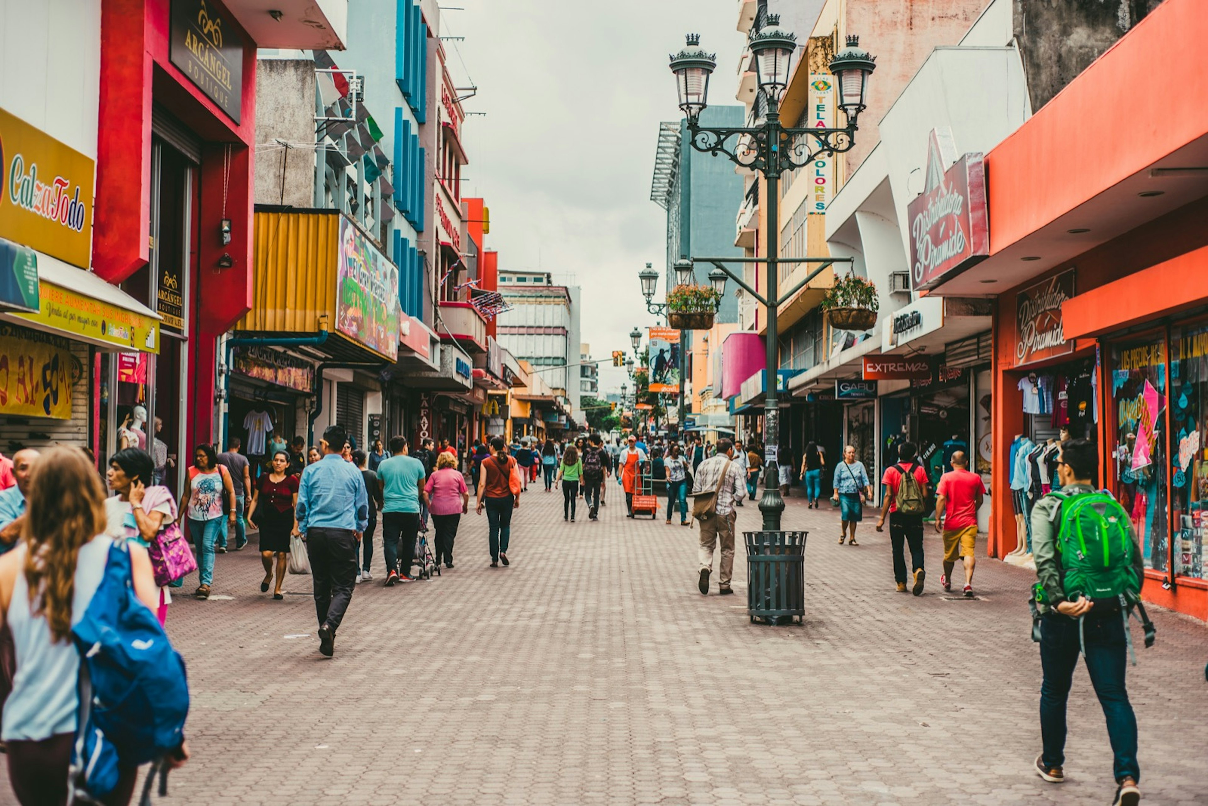 People walk along the central avenue in downtown San Jose Luis Alvarado / Shutterstock